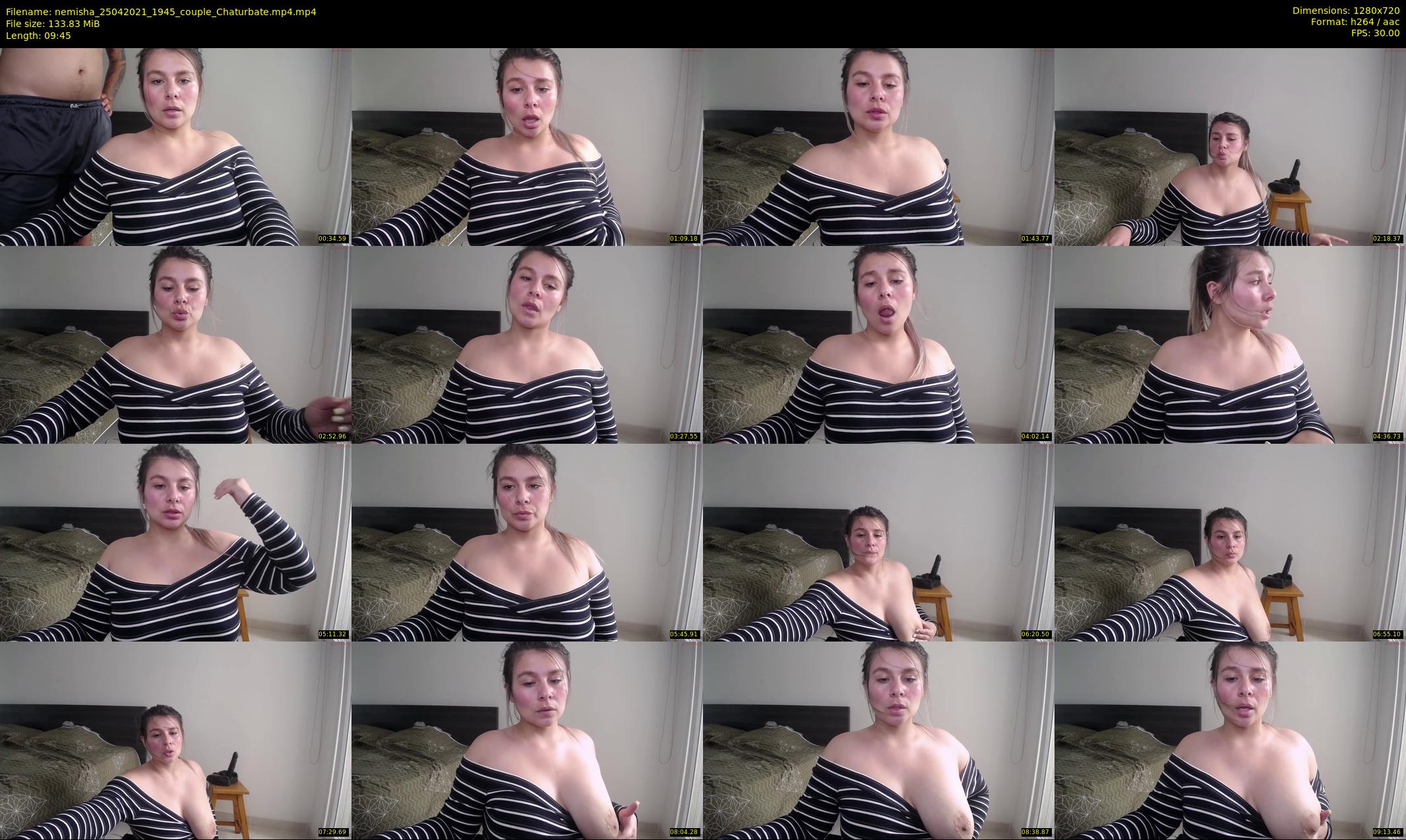 nemisha — 10 minute Chaturbate female cam show recording, 720p, Apr 25, 2021