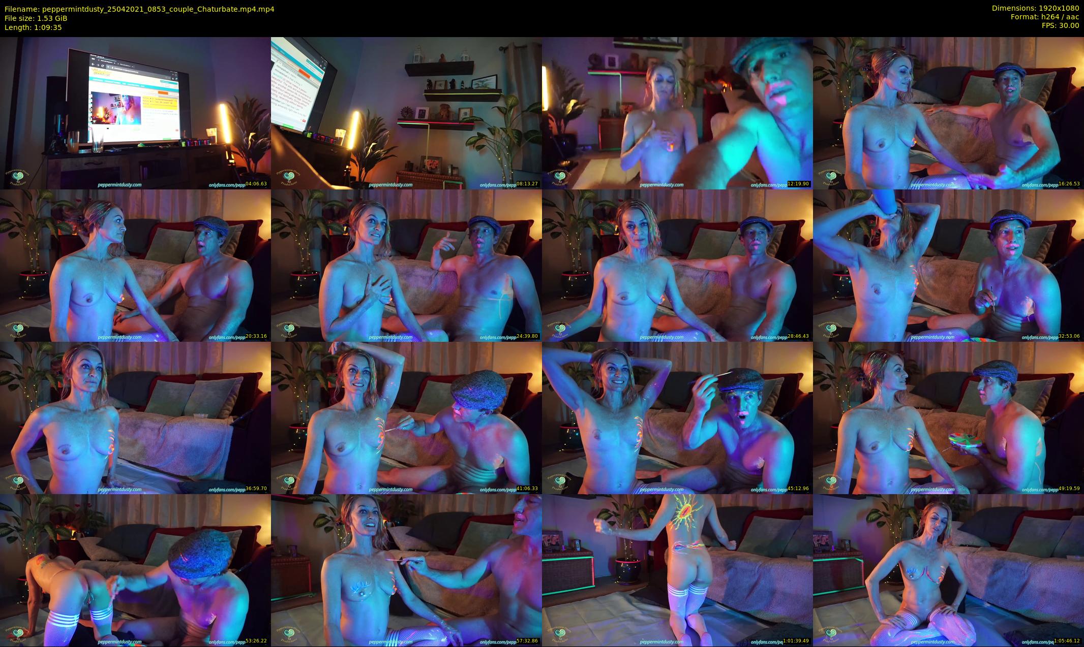 peppermintdusty — 70 minute Chaturbate couple cam show recording, 1080p, Apr 25, 2021