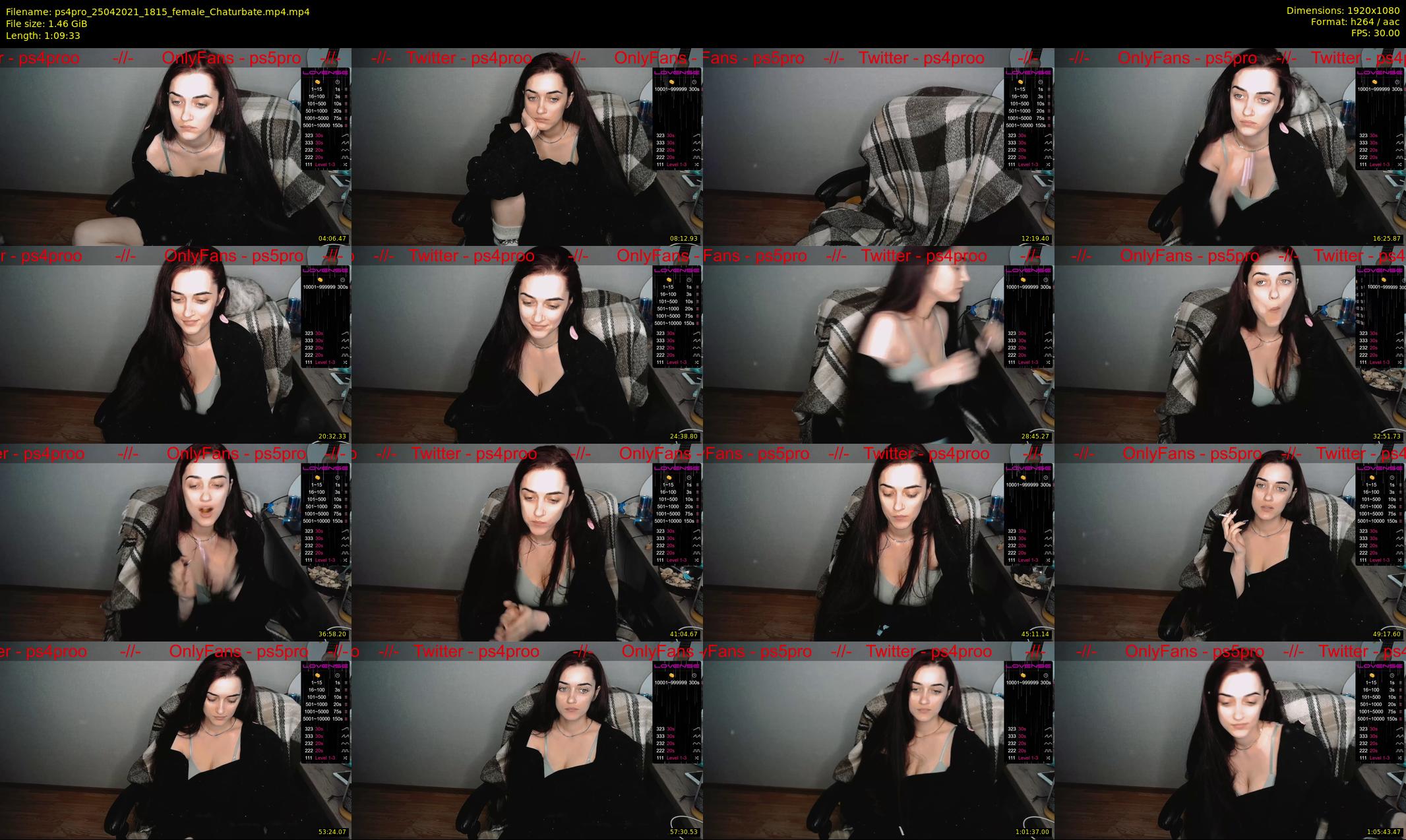 ps4pro — 70 minute Chaturbate female cam show recording, 1080p, Apr 25, 2021