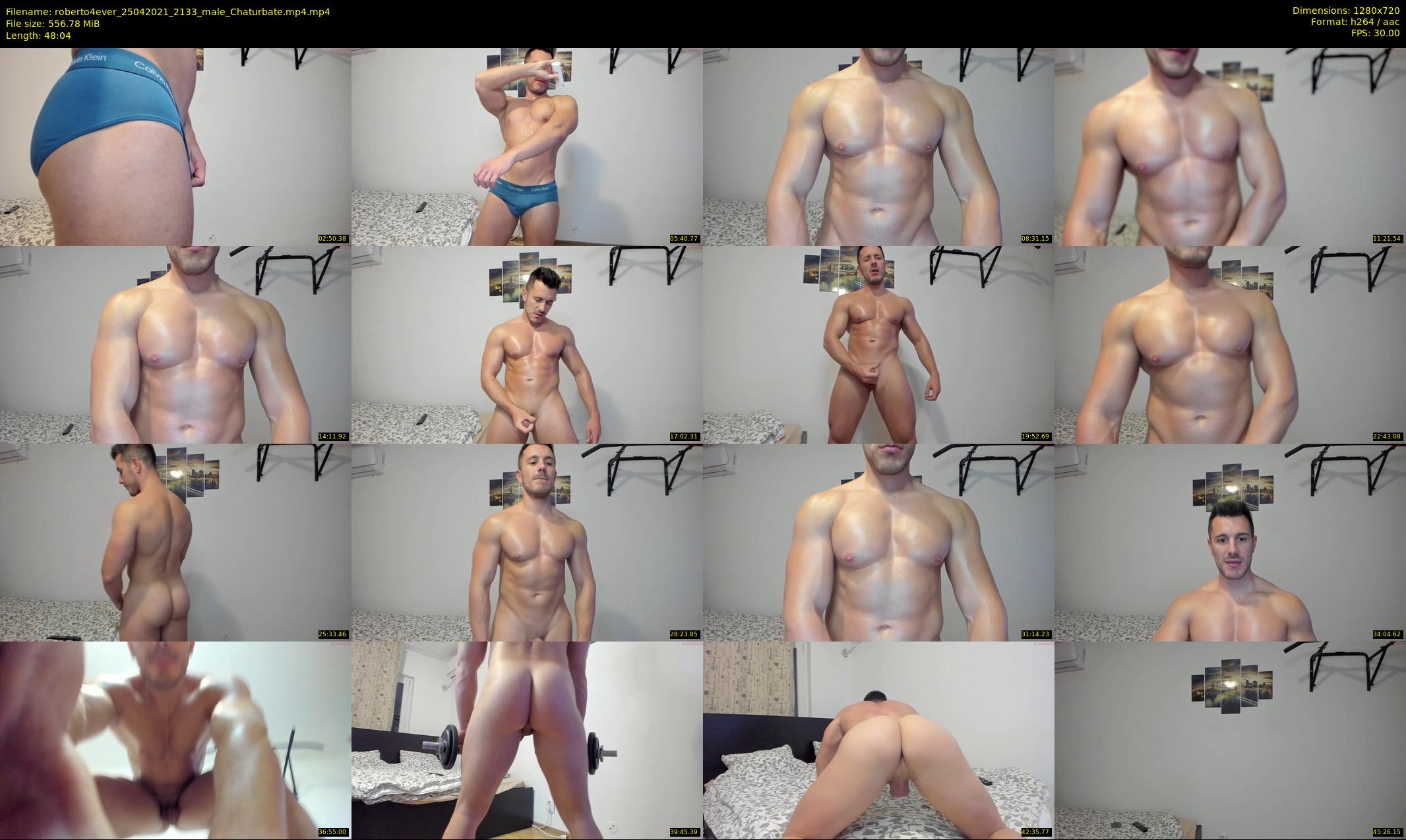 roberto4ever — 49 minute Chaturbate male cam show recording, 720p, Apr 25, 2021