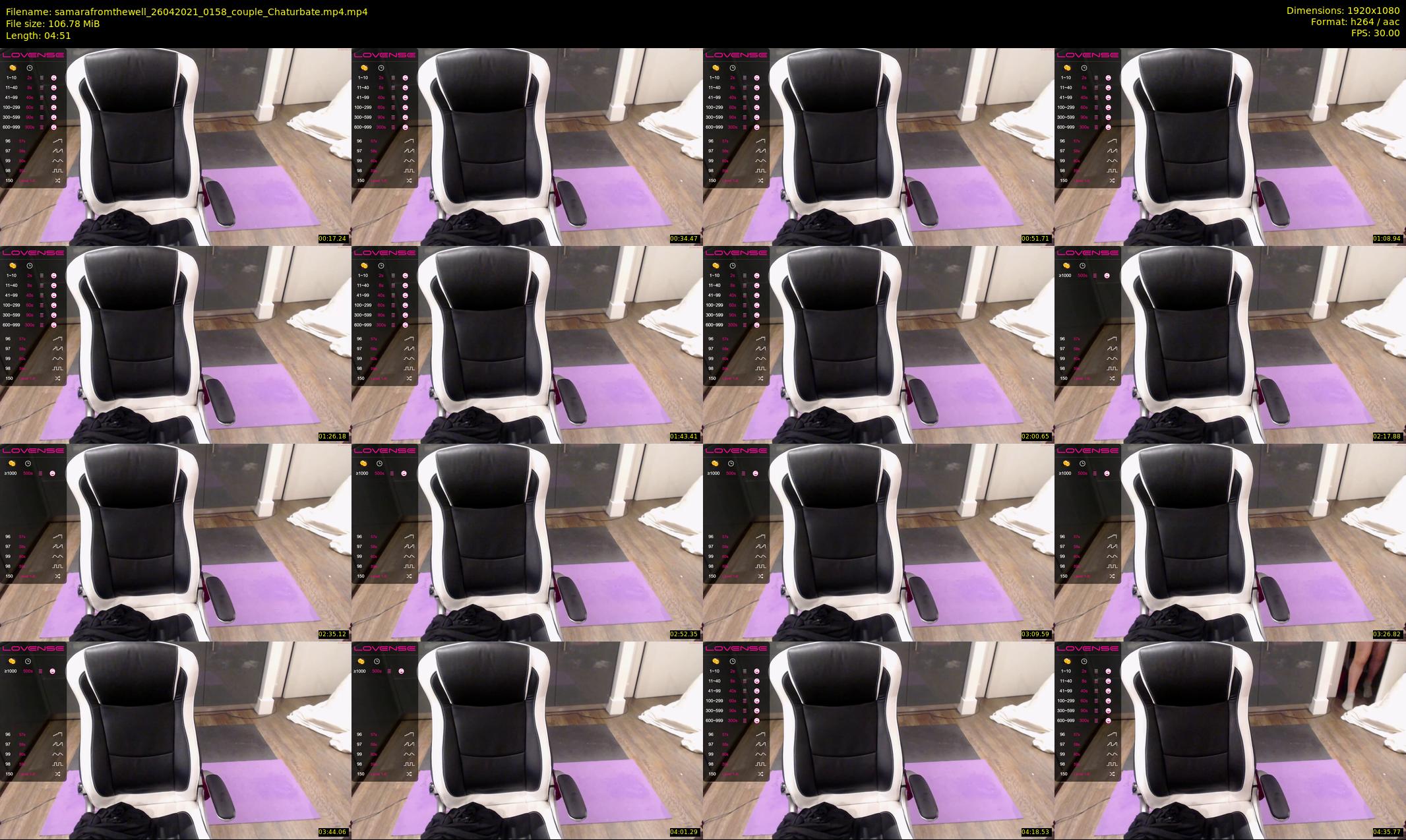 samarafromthewell — 5 minute Chaturbate female cam show recording, 1080p, Apr 26, 2021