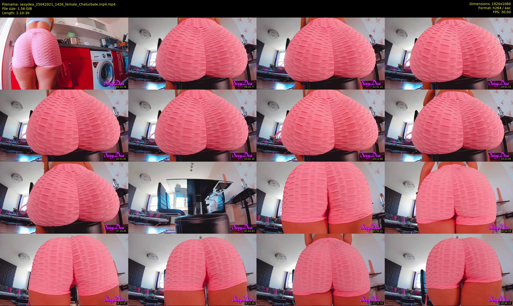sexydea — 71 minute Chaturbate female cam show recording, 1080p, Apr 25, 2021