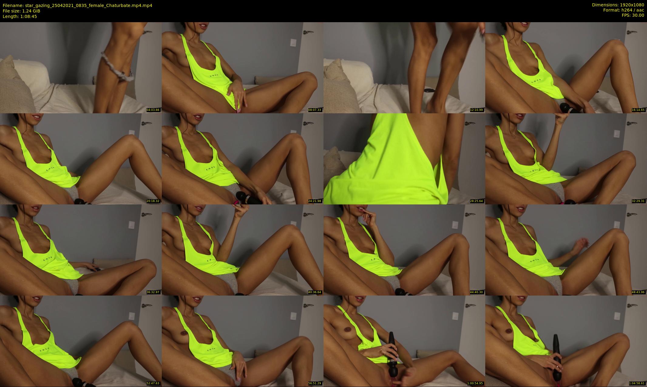 star_gazing — 69 minute Chaturbate female cam show recording, 1080p, Apr 25, 2021