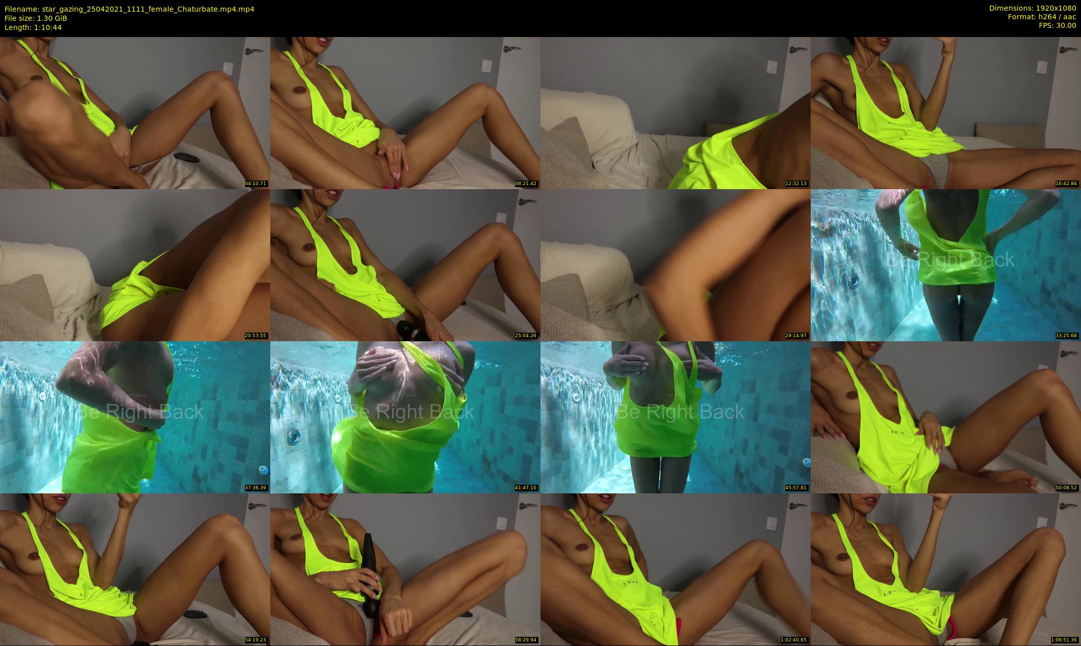 star_gazing — 71 minute Chaturbate female cam show recording, 1080p, Apr 25, 2021