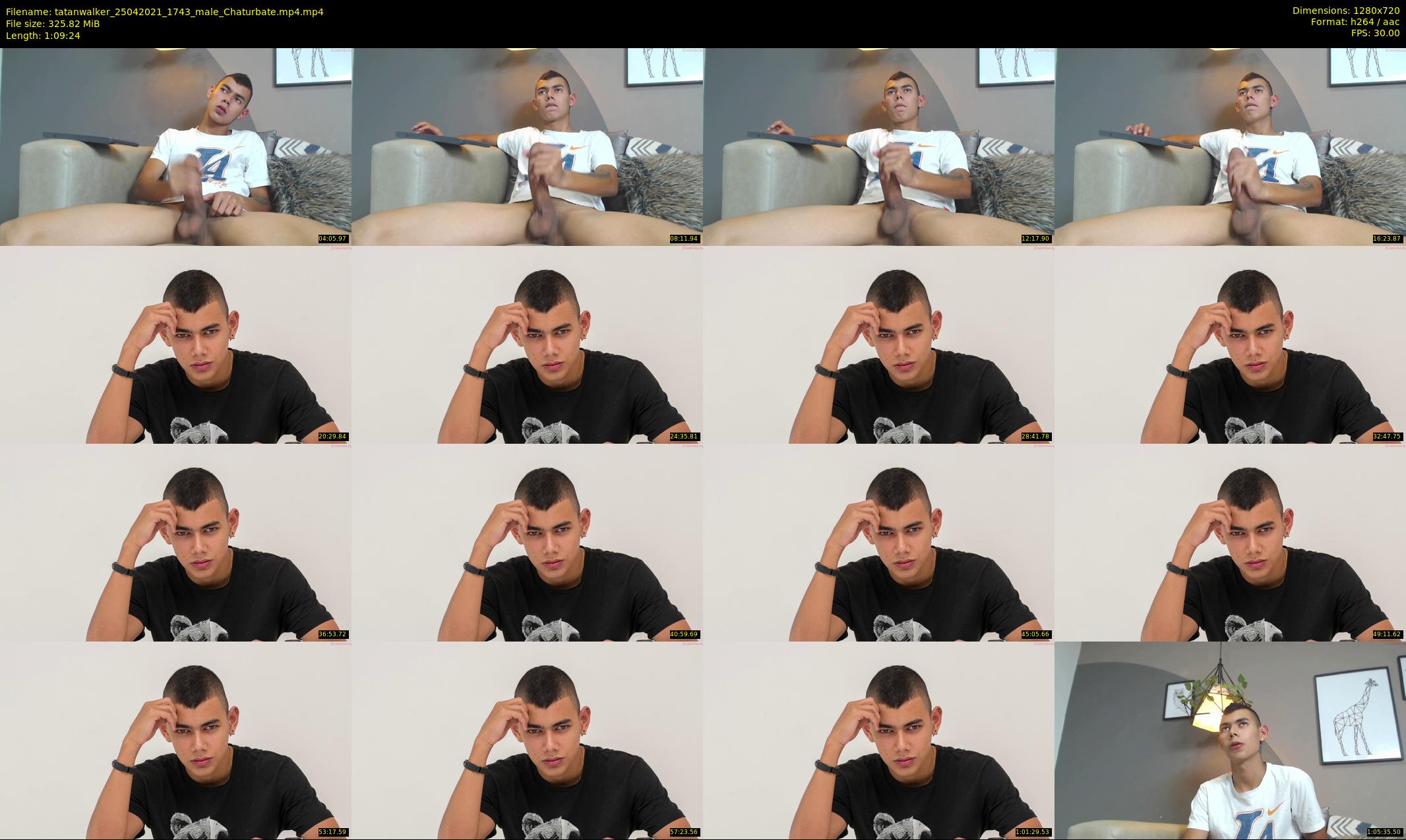 tatanwalker — 70 minute Chaturbate male cam show recording, 720p, Apr 25, 2021