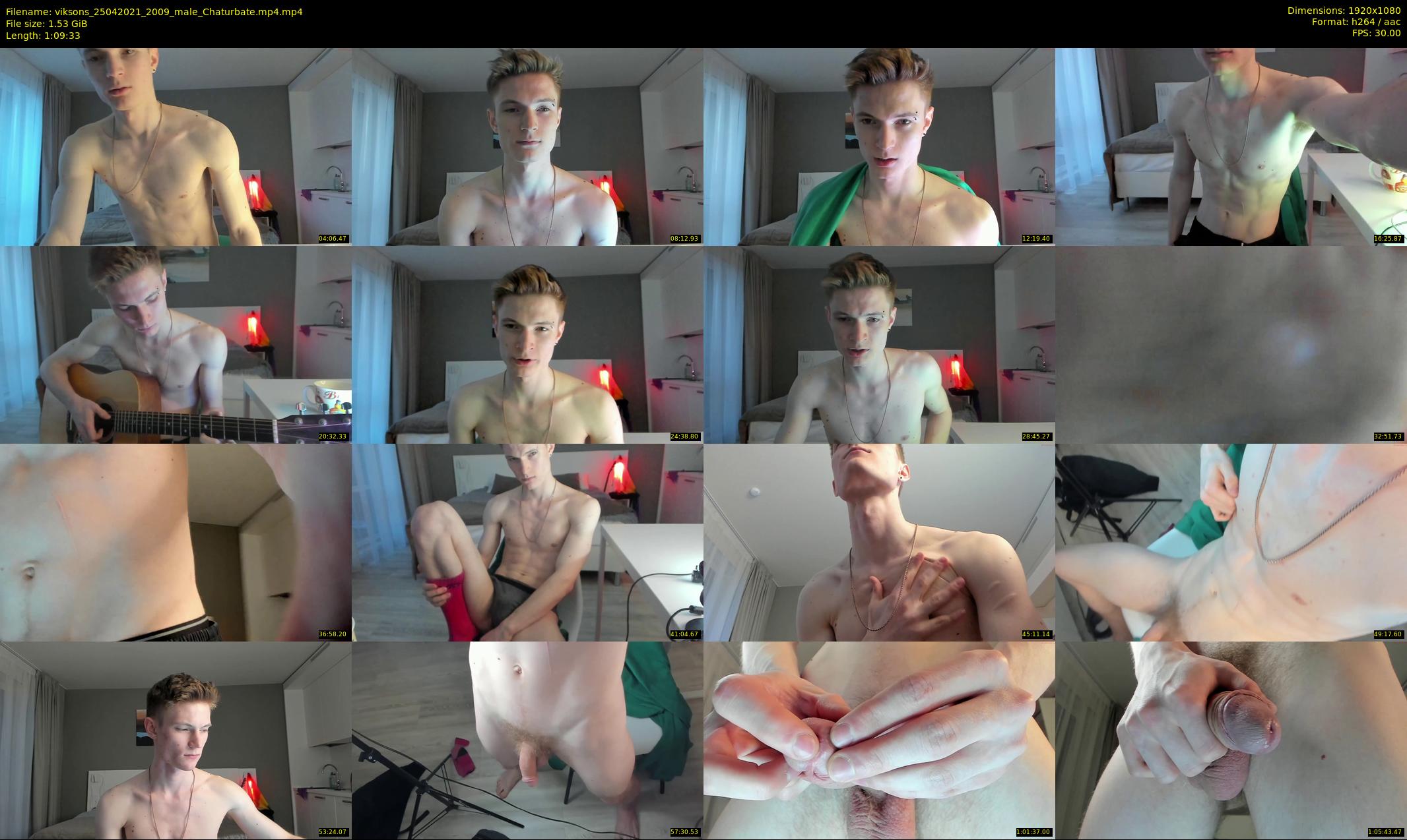 viksons — 70 minute Chaturbate male cam show recording, 1080p, Apr 25, 2021