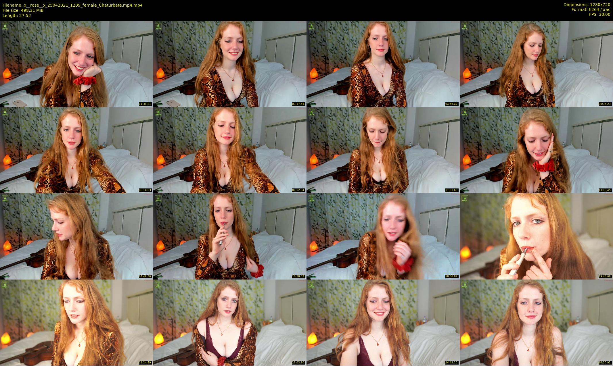 x__rose__x — 28 minute Chaturbate female cam show recording, 720p, Apr 25, 2021