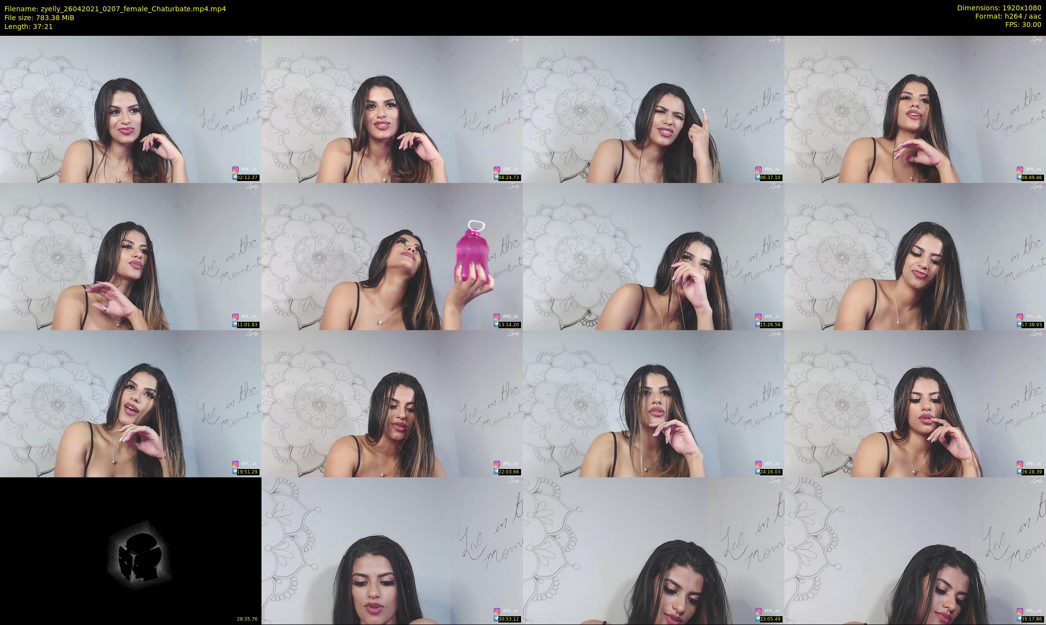 zyelly — 38 minute Chaturbate female cam show recording, 1080p, Apr 26, 2021