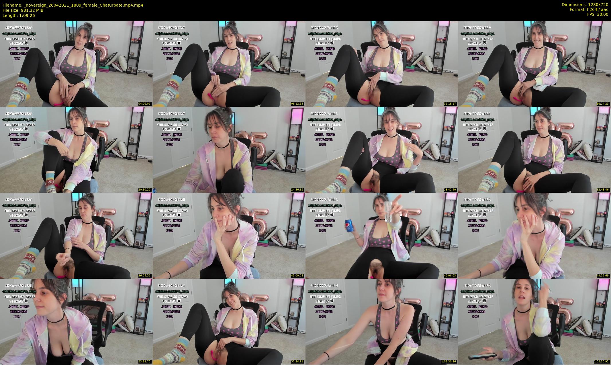 _novareign — 70 minute Chaturbate female cam show recording, 720p, Apr 26, 2021