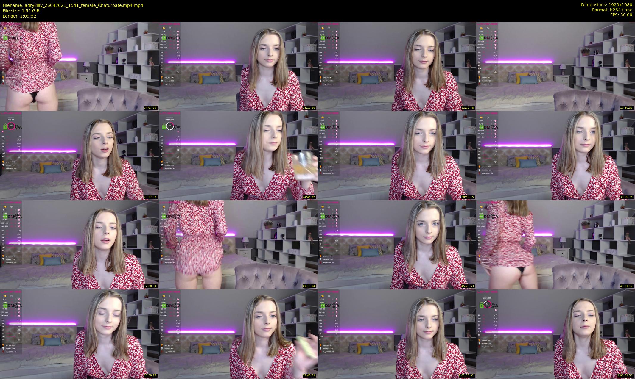 adrykilly — 70 minute Chaturbate female cam show recording, 1080p, Apr 26, 2021