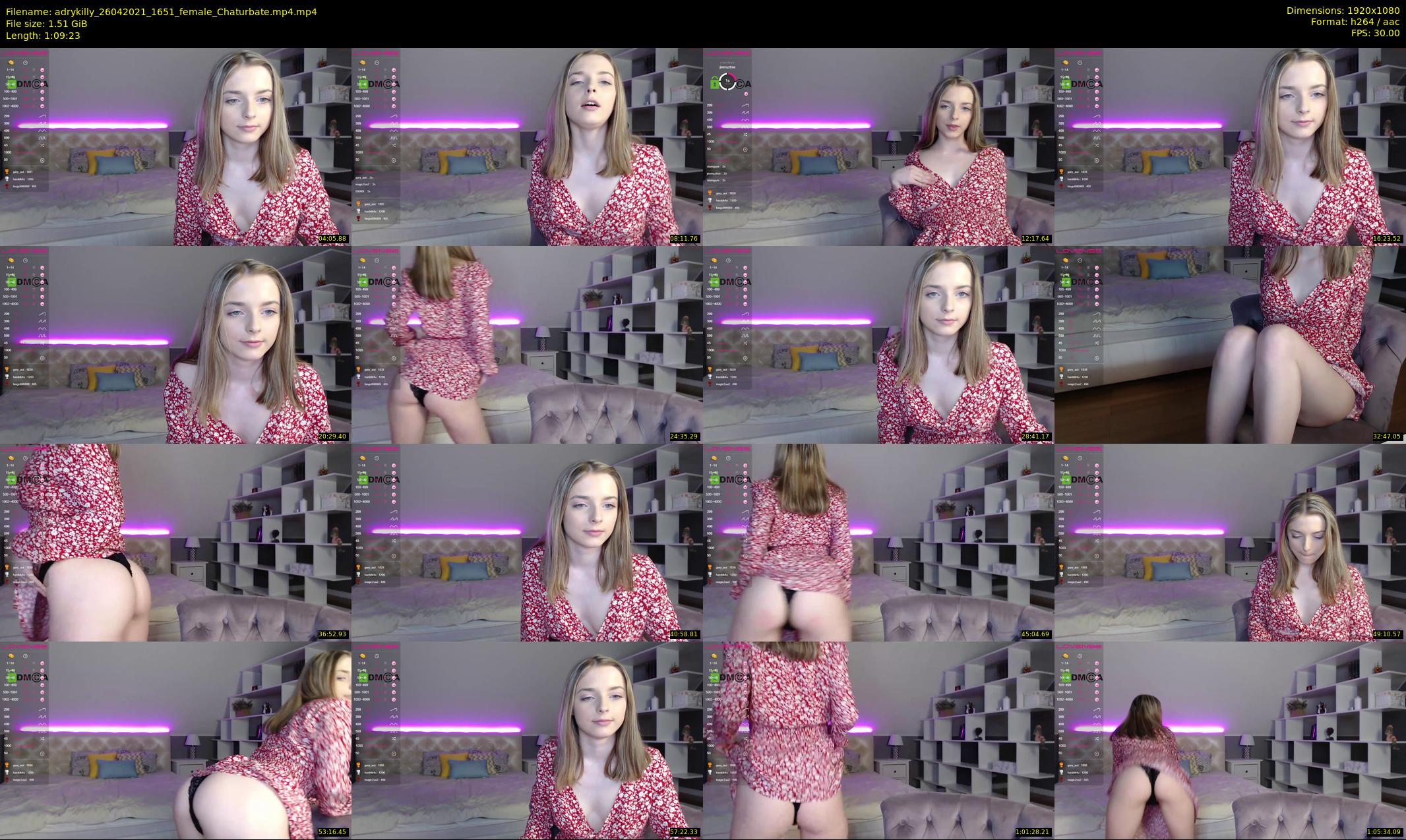 adrykilly — 70 minute Chaturbate female cam show recording, 1080p, Apr 26, 2021