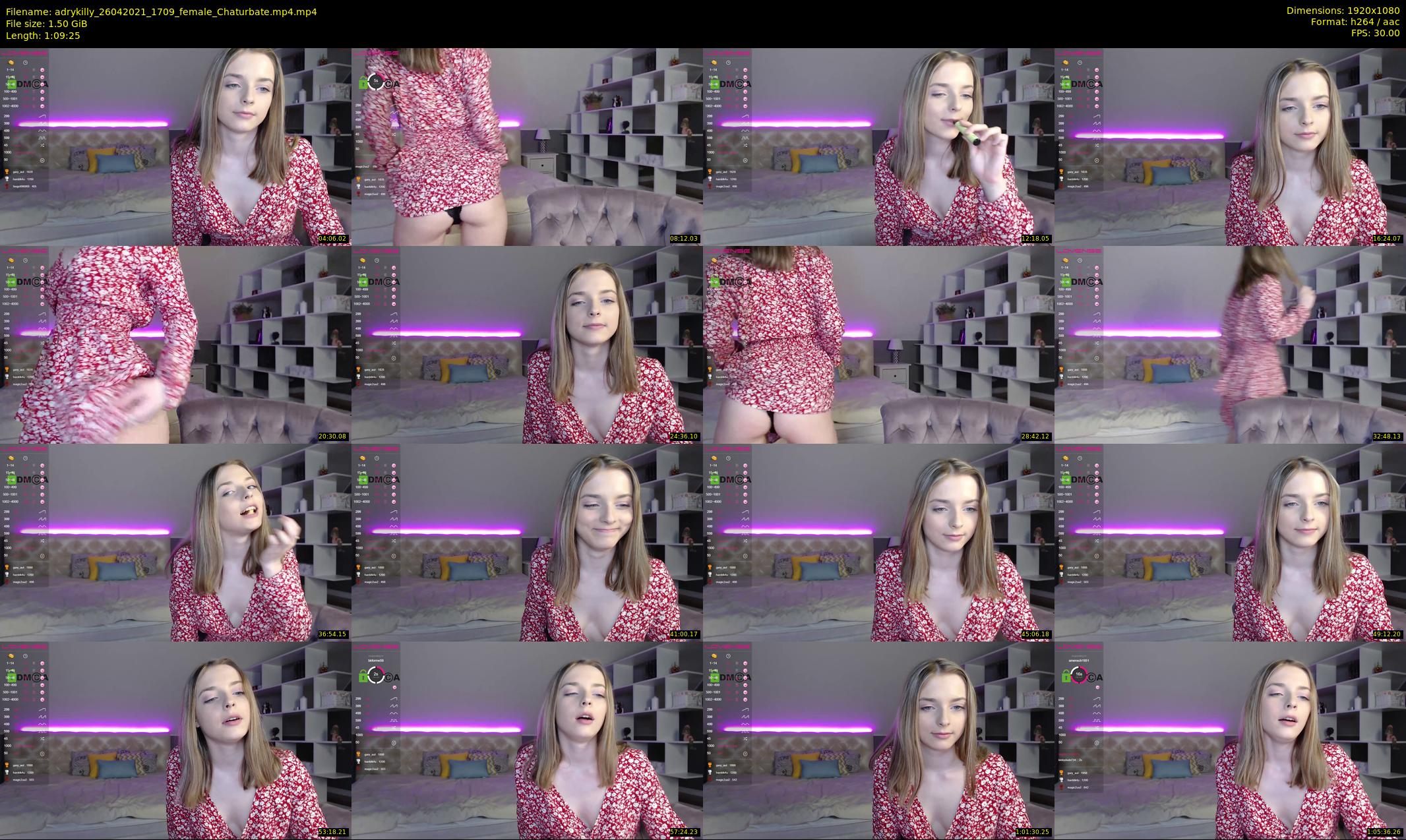 adrykilly — 70 minute Chaturbate female cam show recording, 1080p, Apr 26, 2021