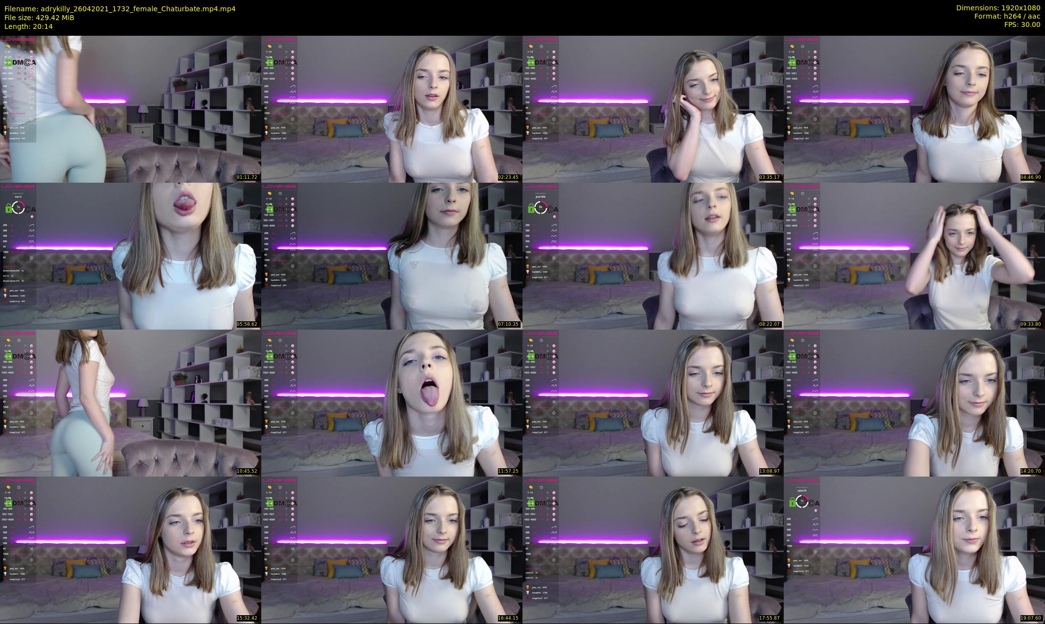 adrykilly — 21 minute Chaturbate female cam show recording, 1080p, Apr 26, 2021