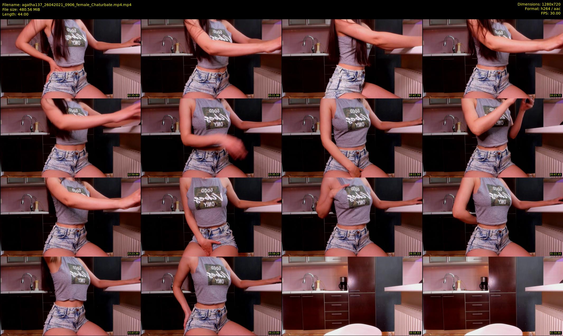 agatha137 — 44 minute Chaturbate female cam show recording, 720p, Apr 26, 2021
