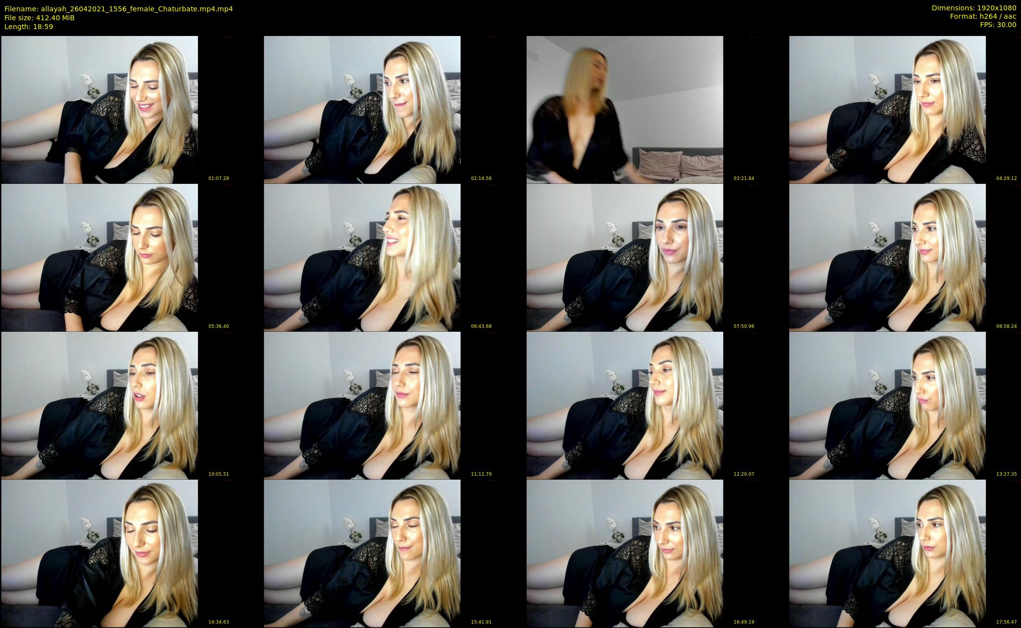 allayah — 19 minute Chaturbate female cam show recording, 1080p, Apr 26, 2021