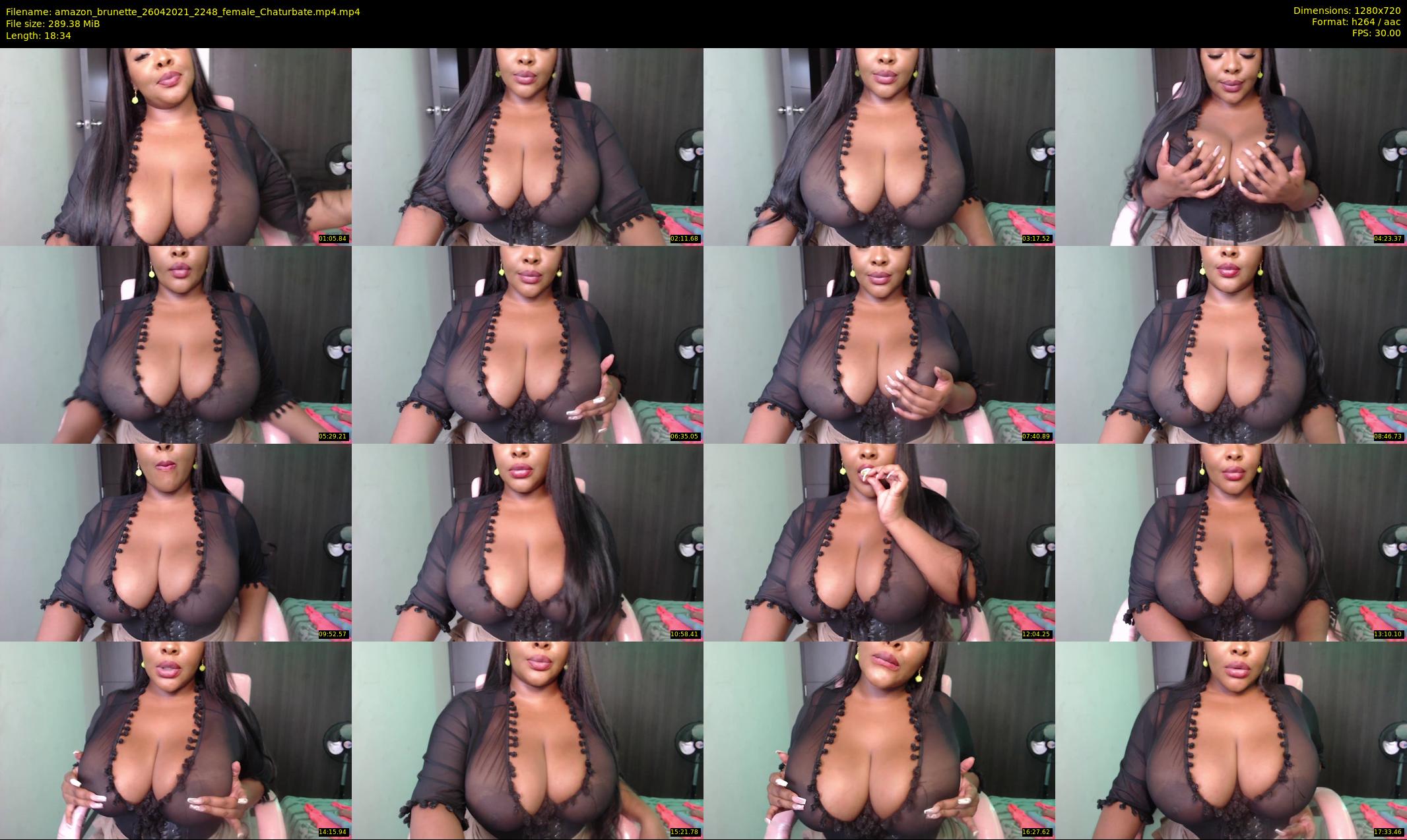 amazon_brunette — 19 minute Chaturbate female cam show recording, 720p, Apr 26, 2021