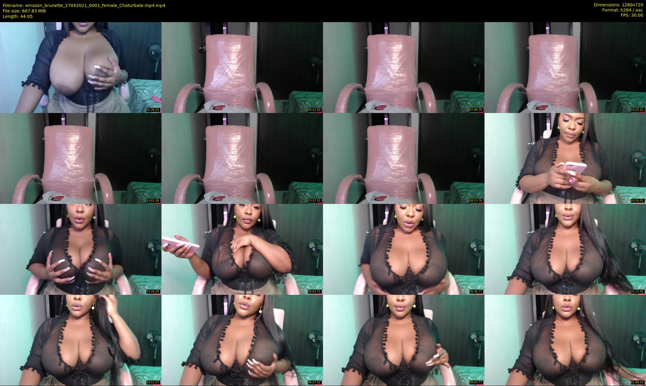 amazon_brunette — 45 minute Chaturbate female cam show recording, 720p, Apr 27, 2021