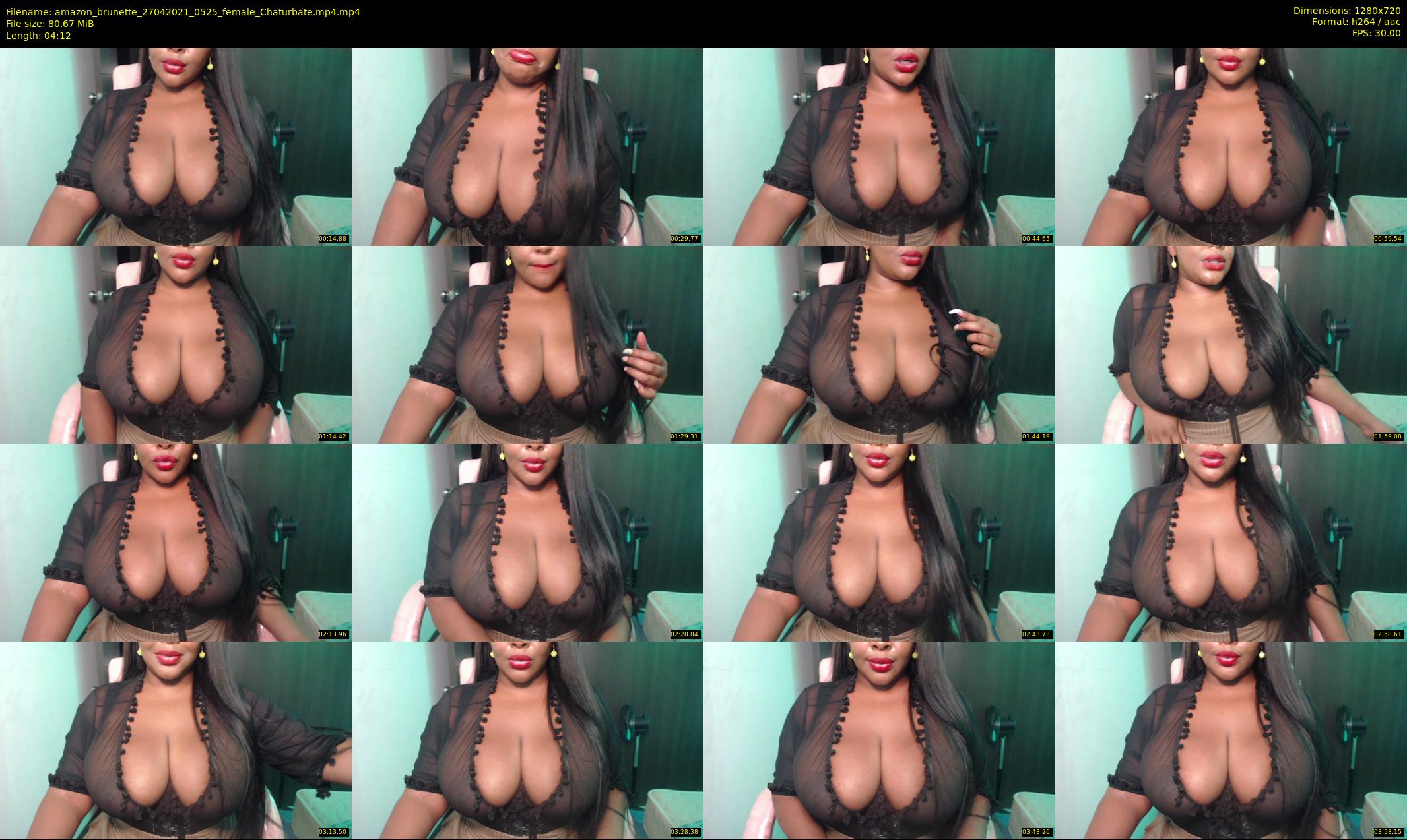 amazon_brunette — 5 minute Chaturbate female cam show recording, 720p, Apr 27, 2021