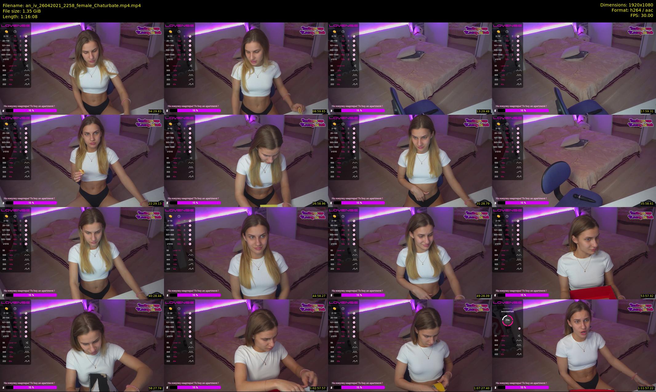 an_iv — 77 minute Chaturbate female cam show recording, 1080p, Apr 26, 2021