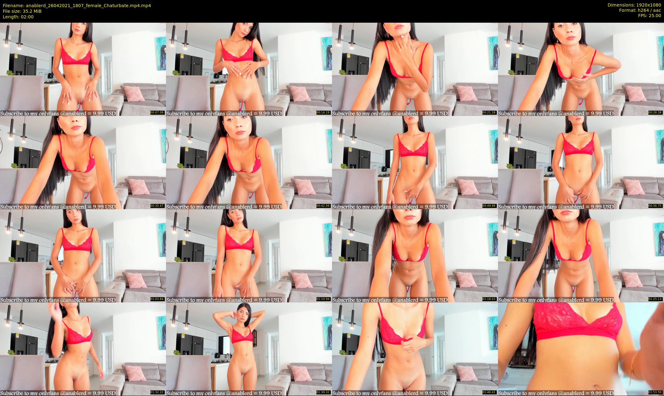 anablerd — 2 minute Chaturbate female cam show recording, 1080p, Apr 26, 2021