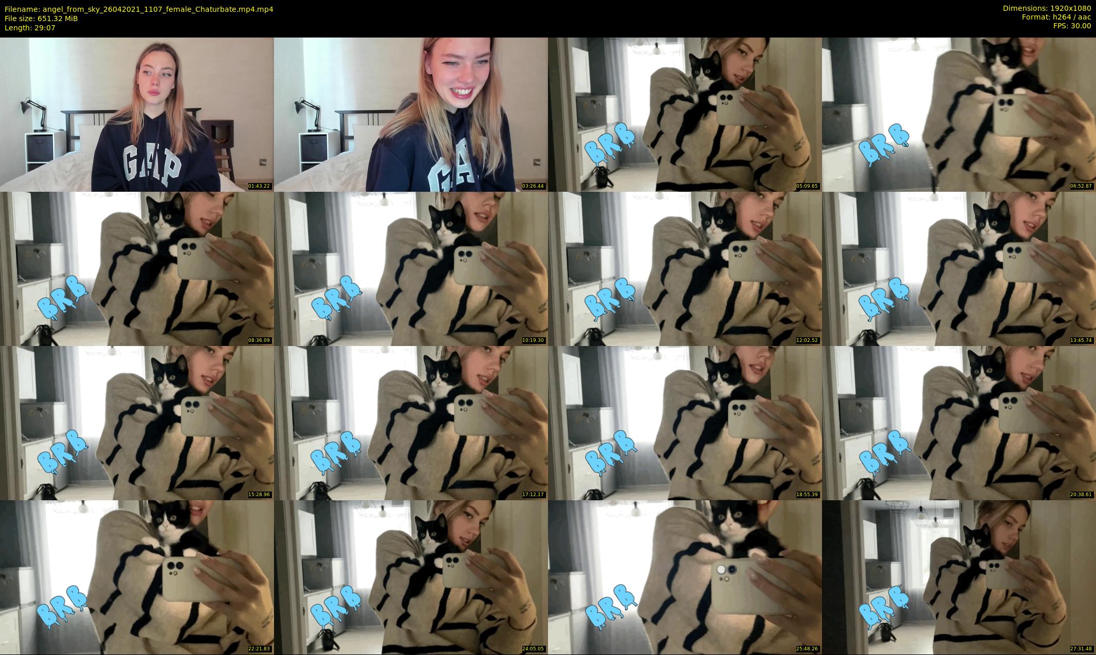 angel_from_sky — 30 minute Chaturbate female cam show recording, 1080p, Apr 26, 2021