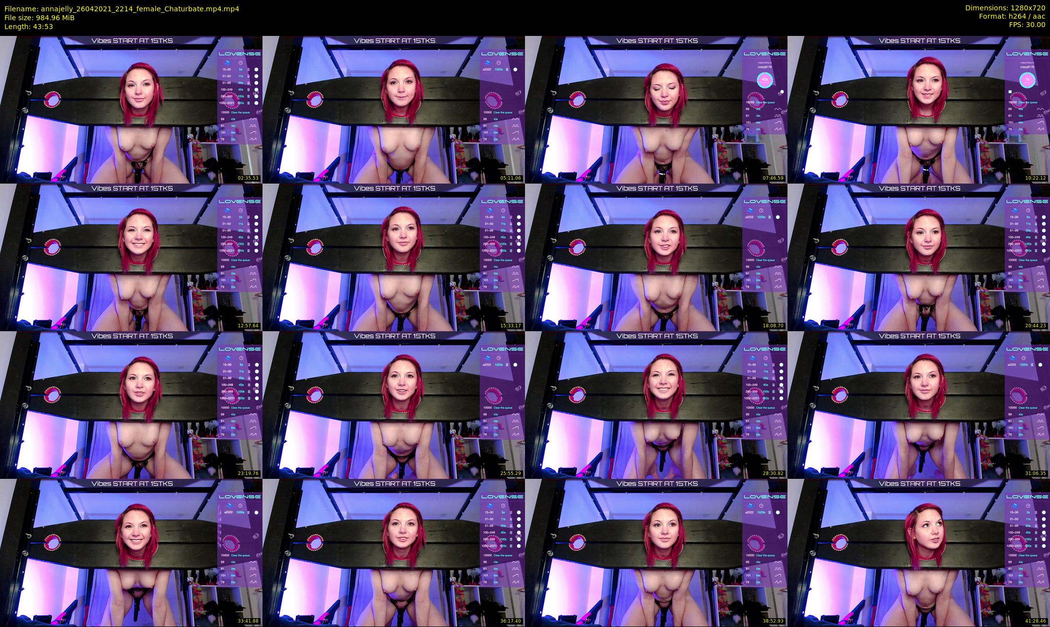 annajelly — 44 minute Chaturbate couple cam show recording, 720p, Apr 26, 2021