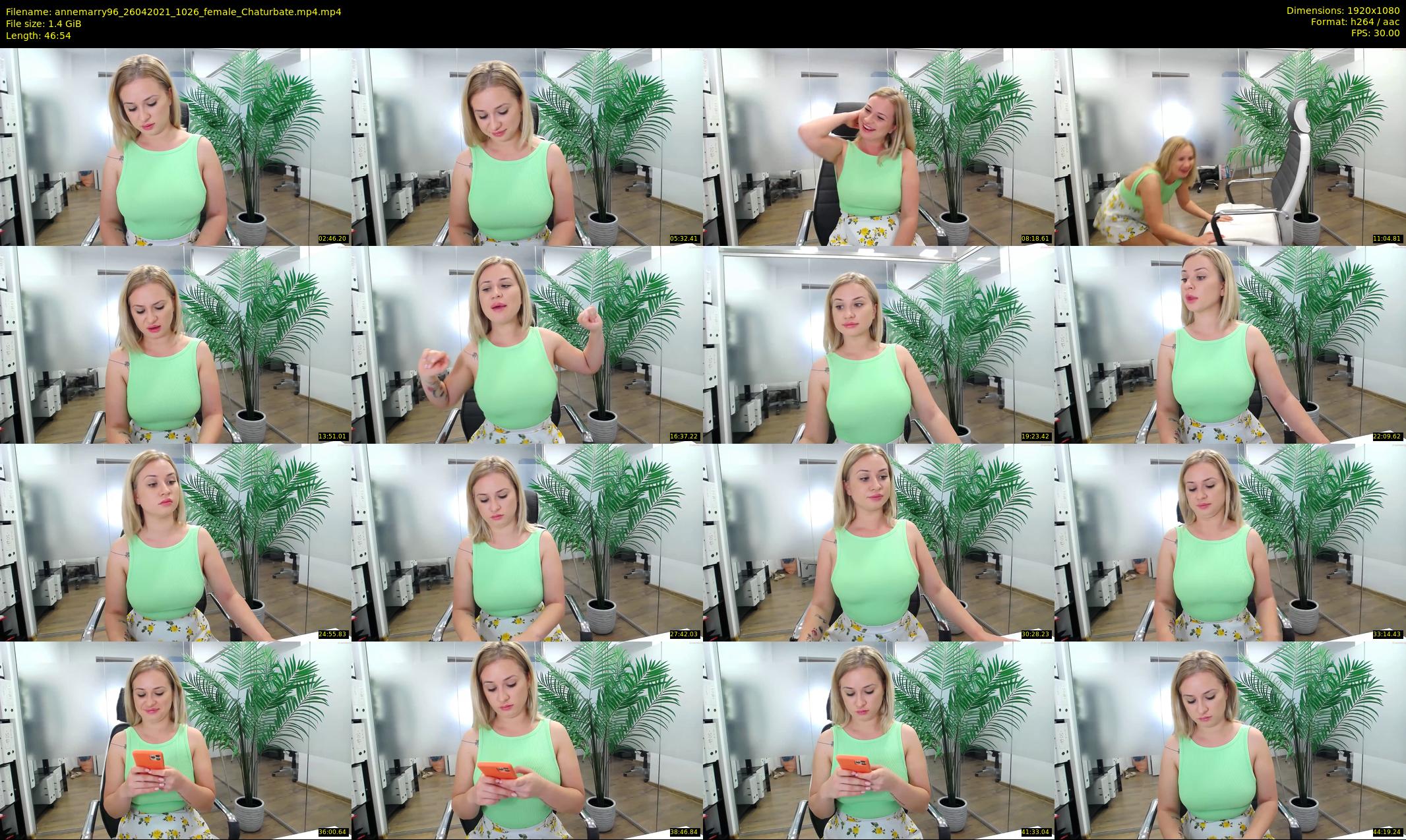 annemarry96 — 47 minute Chaturbate female cam show recording, 1080p, Apr 26, 2021