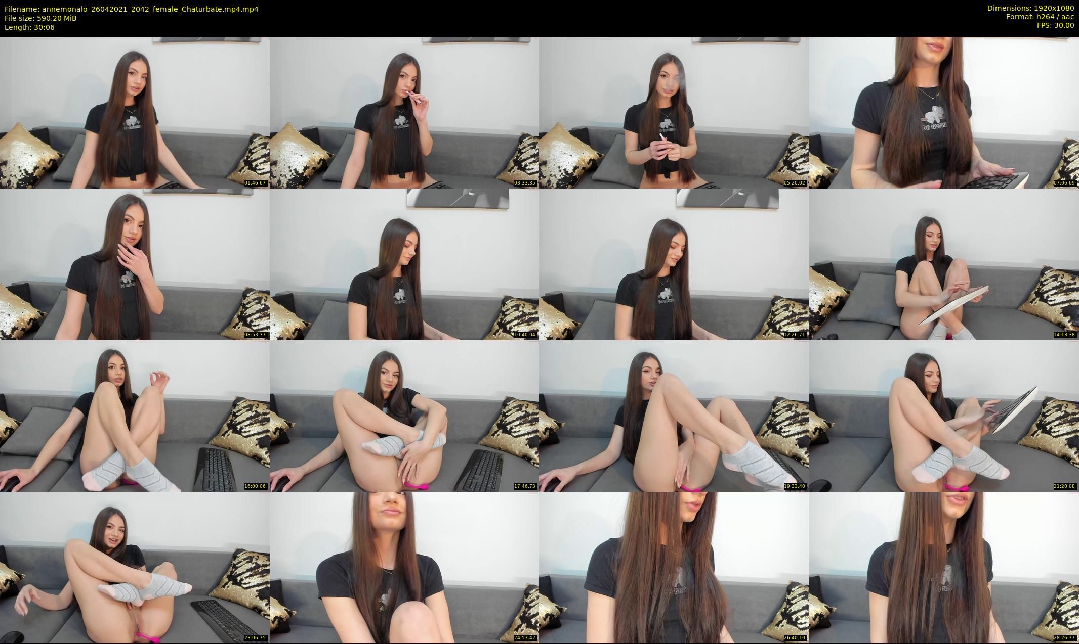 annemonalo — 31 minute Chaturbate female cam show recording, 1080p, Apr 26, 2021
