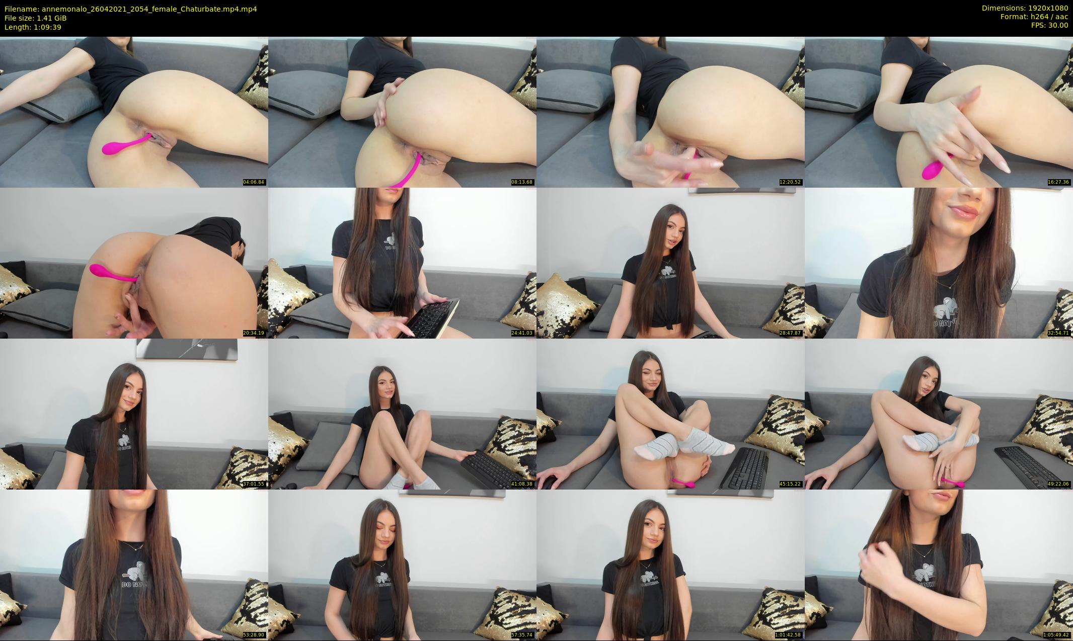 annemonalo — 70 minute Chaturbate female cam show recording, 1080p, Apr 26, 2021