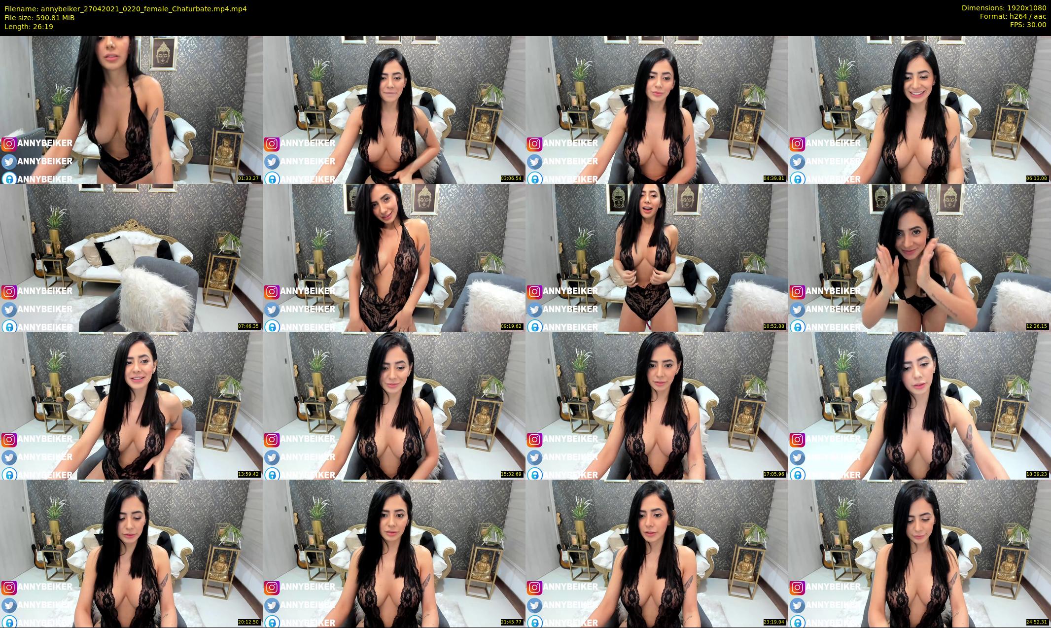 annybeiker — 27 minute Chaturbate female cam show recording, 1080p, Apr 27, 2021
