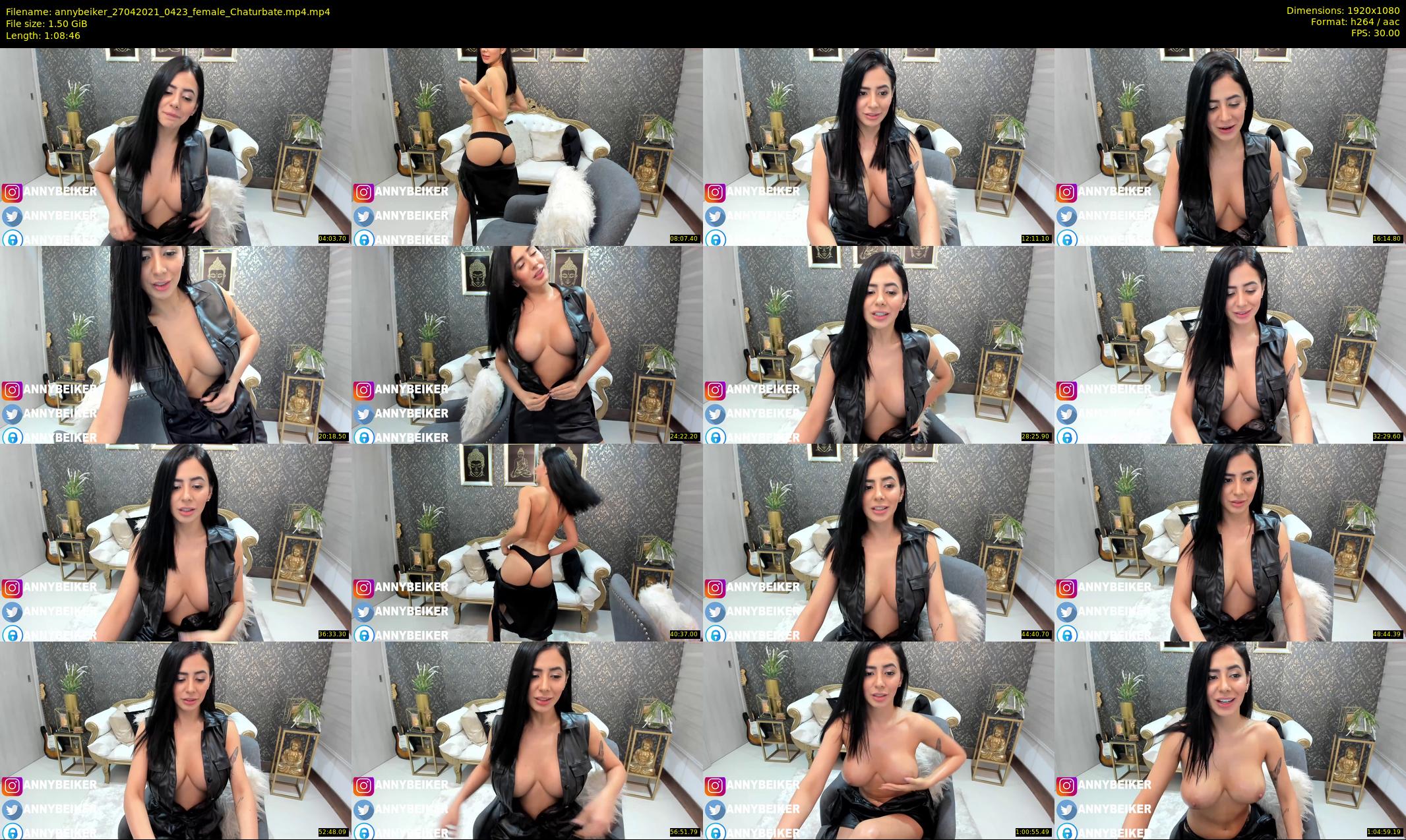 annybeiker — 69 minute Chaturbate female cam show recording, 1080p, Apr 27, 2021