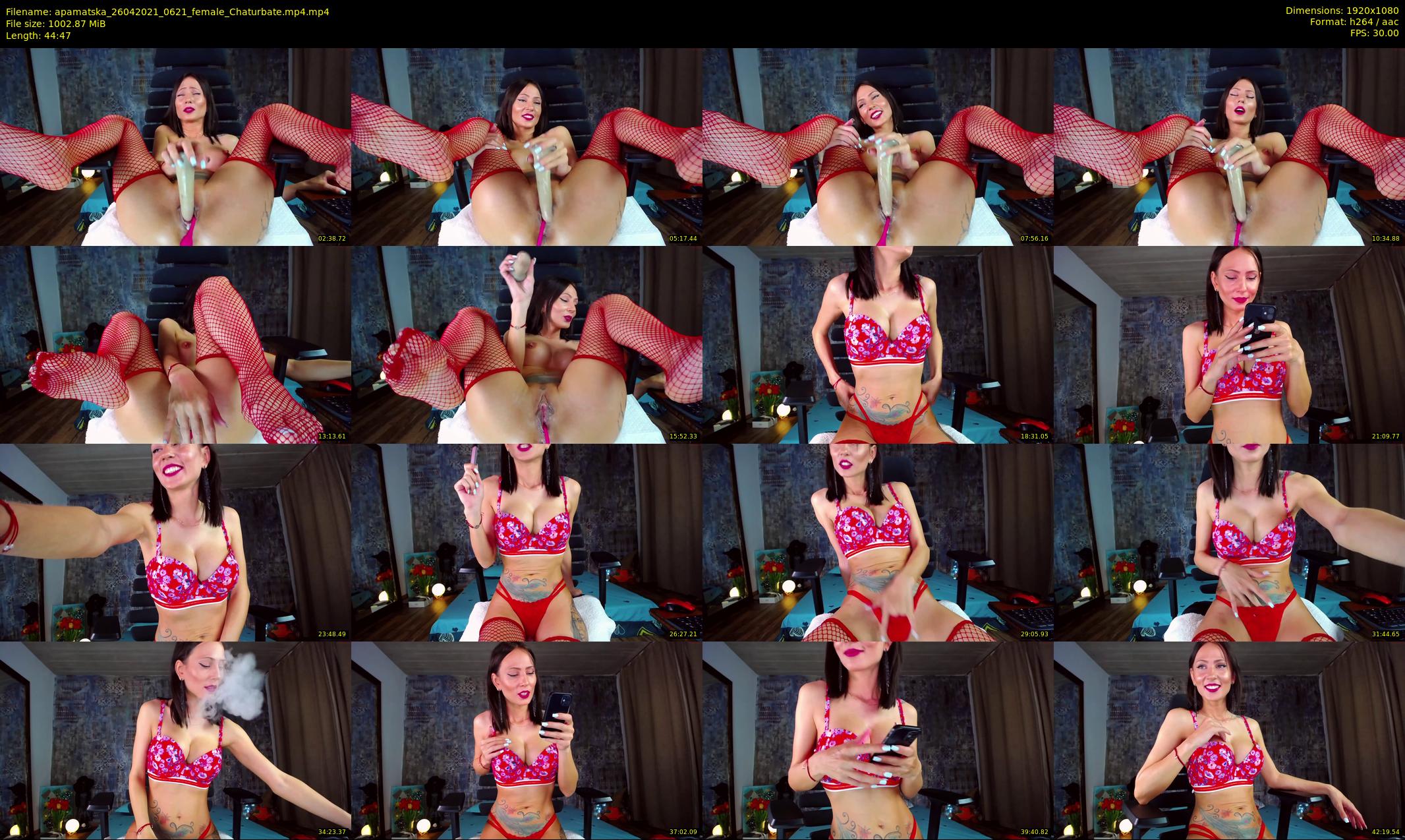 apamatska — 45 minute Chaturbate female cam show recording, 1080p, Apr 26, 2021