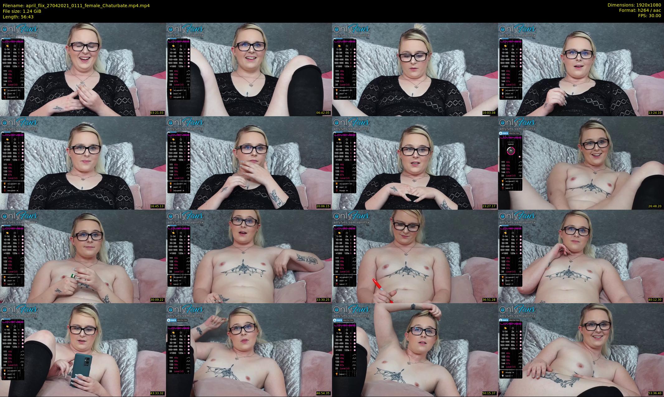 april_flix — 57 minute Chaturbate female cam show recording, 1080p, Apr 27, 2021