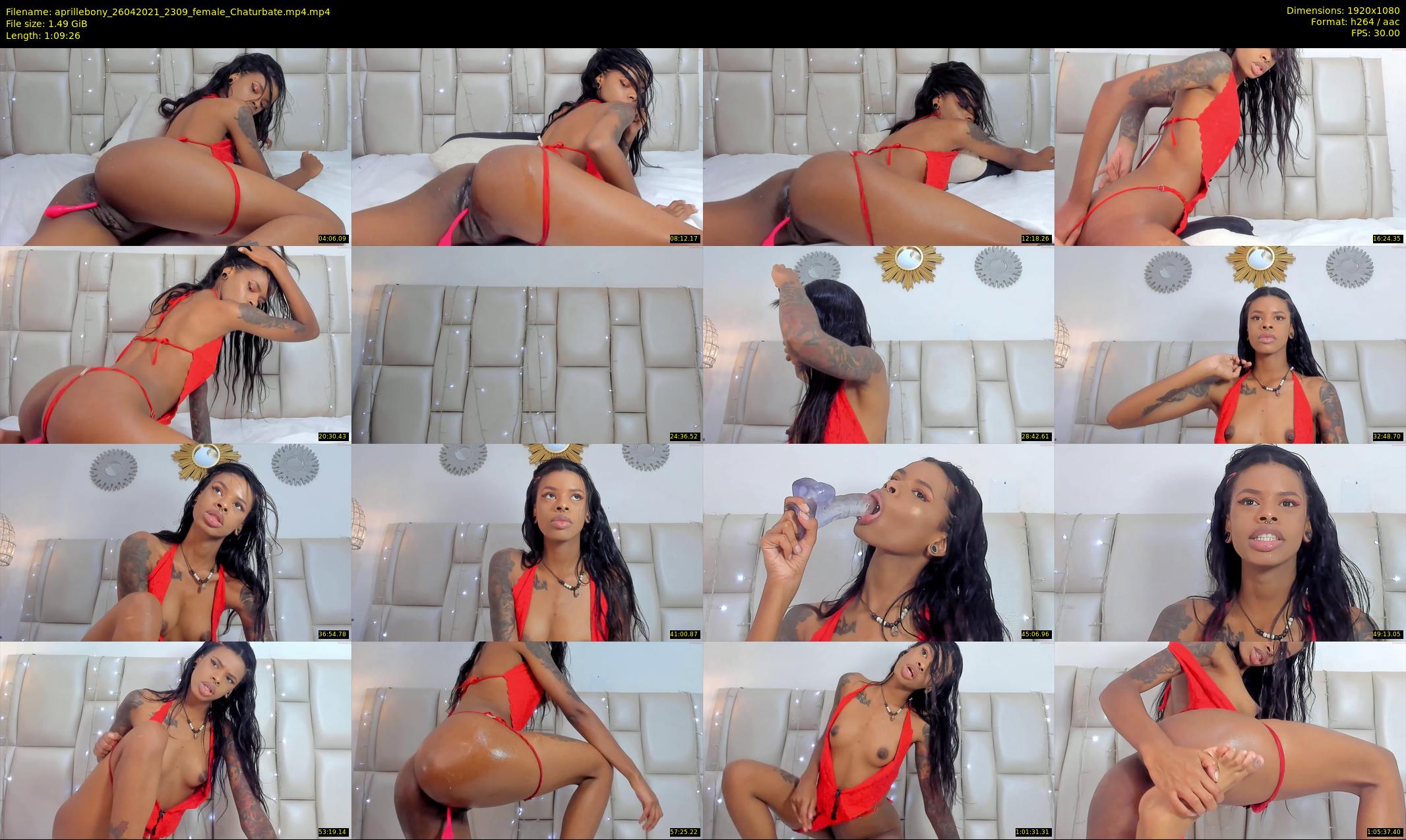 aprillebony — 70 minute Chaturbate female cam show recording, 1080p, Apr 26, 2021