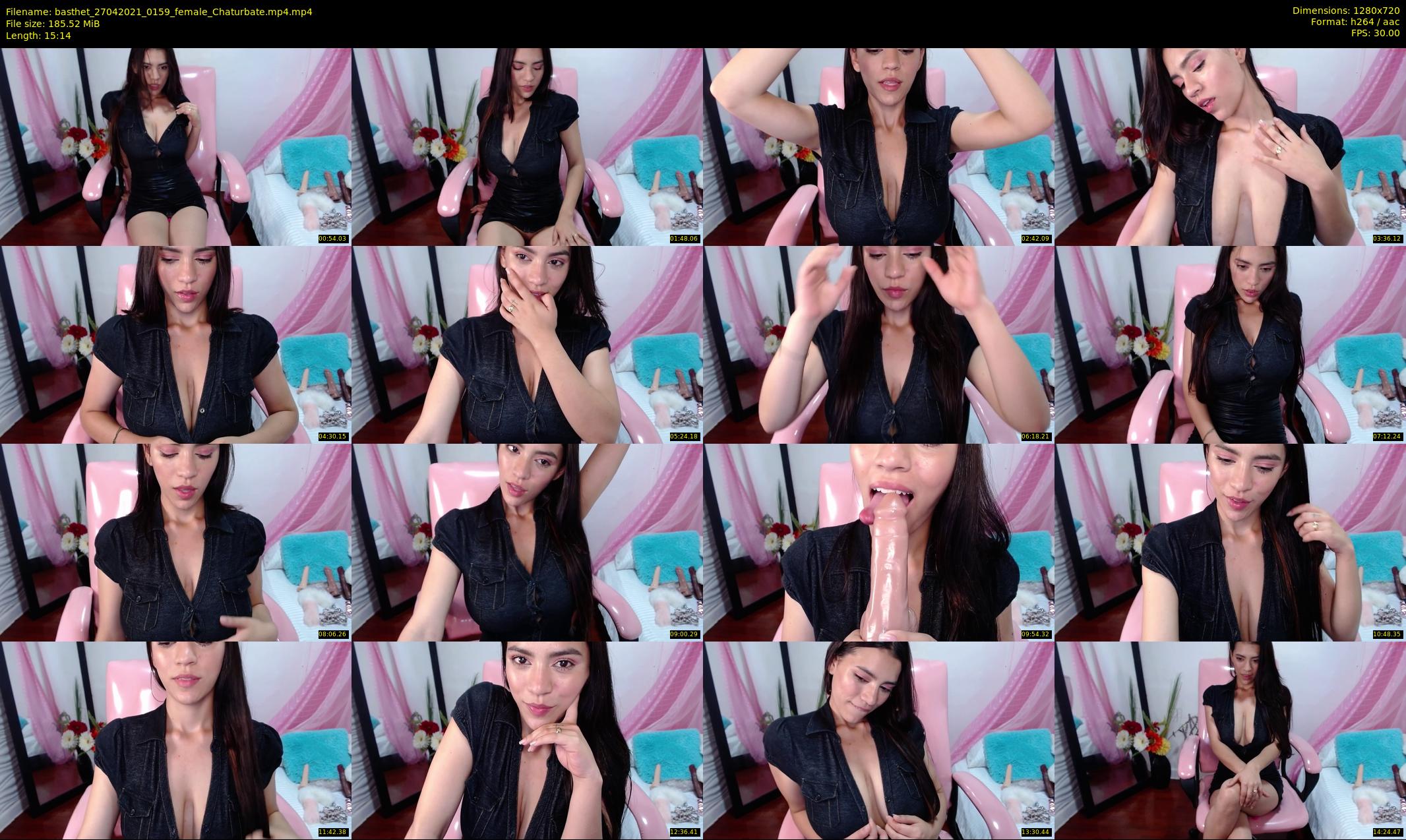 basthet — 16 minute Chaturbate female cam show recording, 720p, Apr 27, 2021