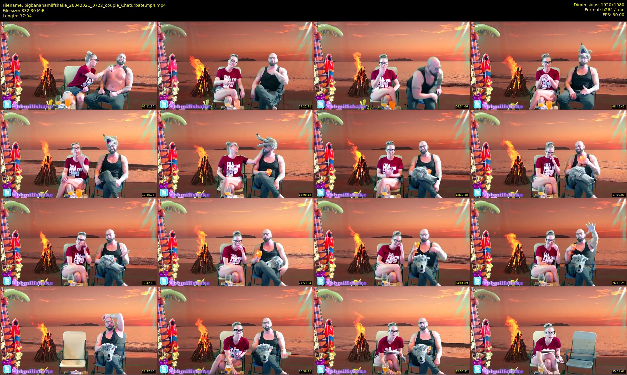 bigbananamilfshake — 38 minute Chaturbate couple cam show recording, 1080p, Apr 26, 2021