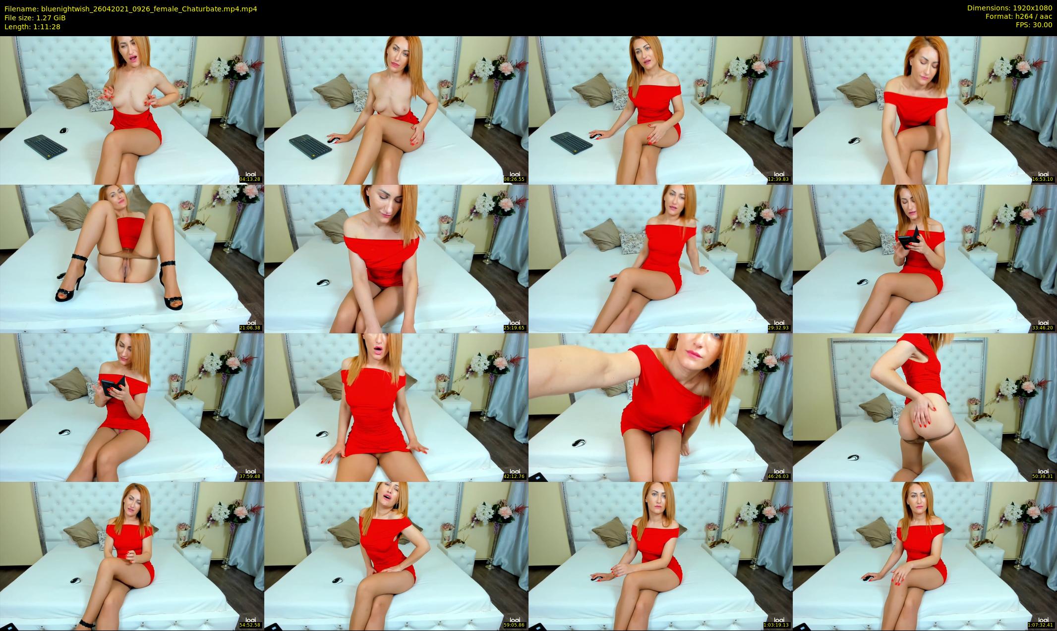 bluenightwish — 72 minute Chaturbate female cam show recording, 1080p, Apr 26, 2021