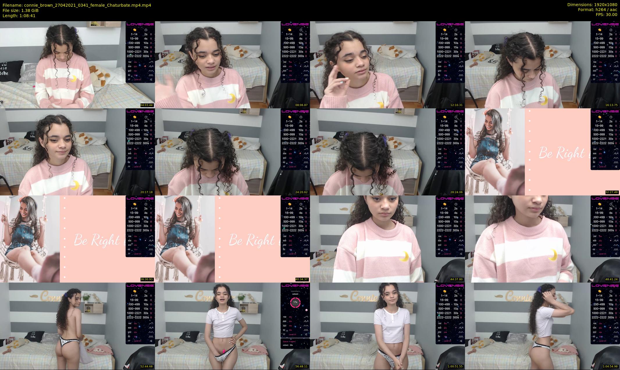 connie_brown — 69 minute Chaturbate female cam show recording, 1080p, Apr 27, 2021
