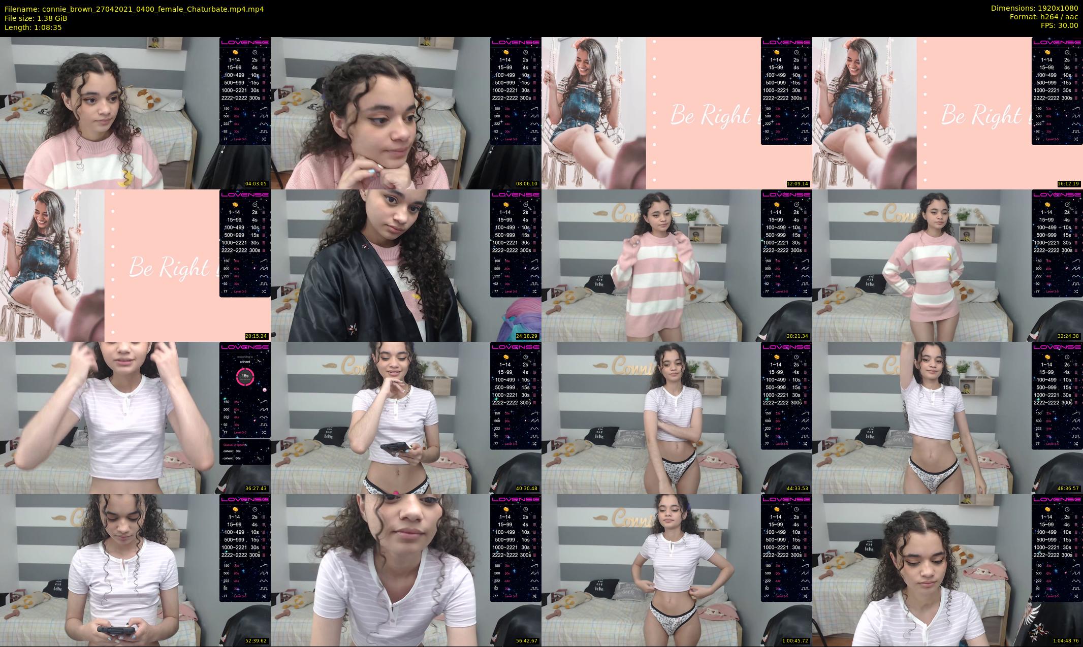 connie_brown — 69 minute Chaturbate female cam show recording, 1080p, Apr 27, 2021