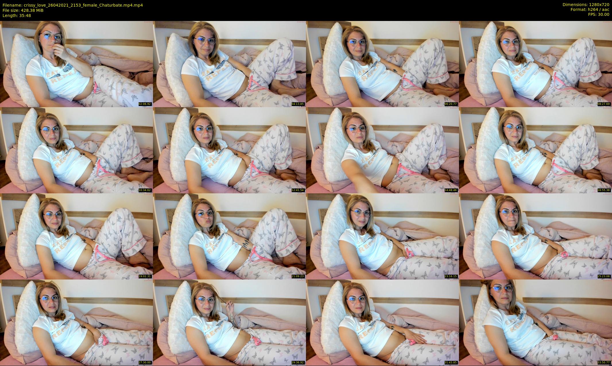 crissy_love — 36 minute Chaturbate female cam show recording, 720p, Apr 26, 2021