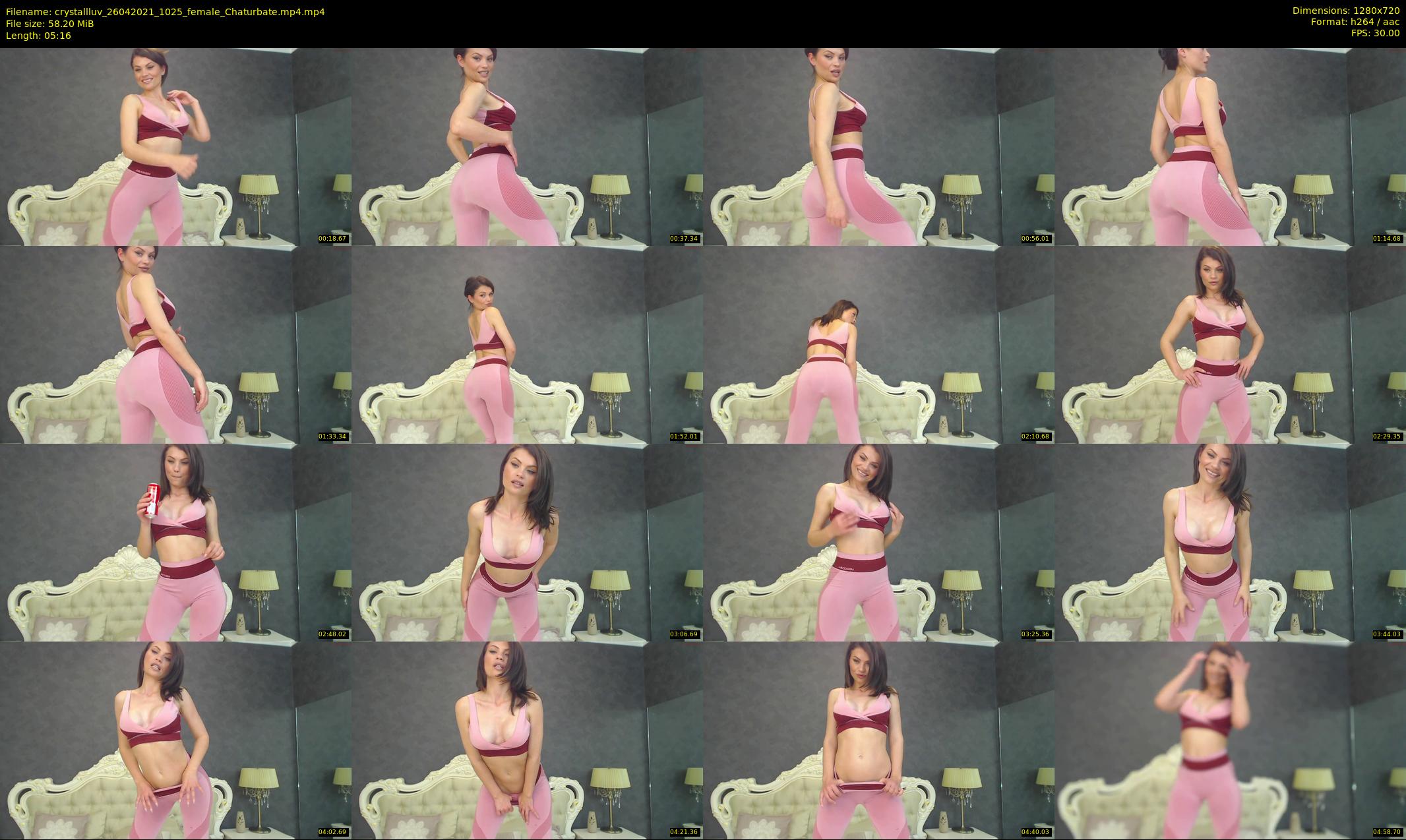 crystallluv — 6 minute Chaturbate female cam show recording, 720p, Apr 26, 2021