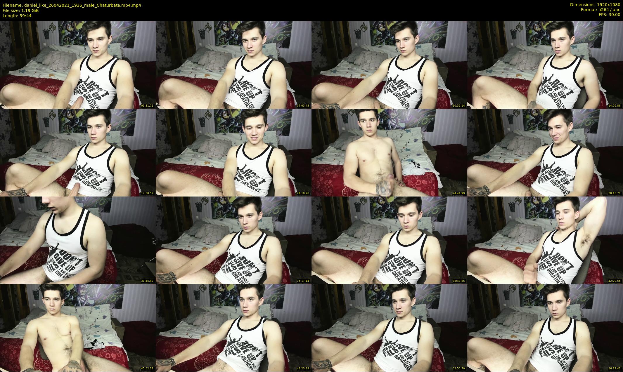 daniel_like — 60 minute Chaturbate male cam show recording, 1080p, Apr 26, 2021