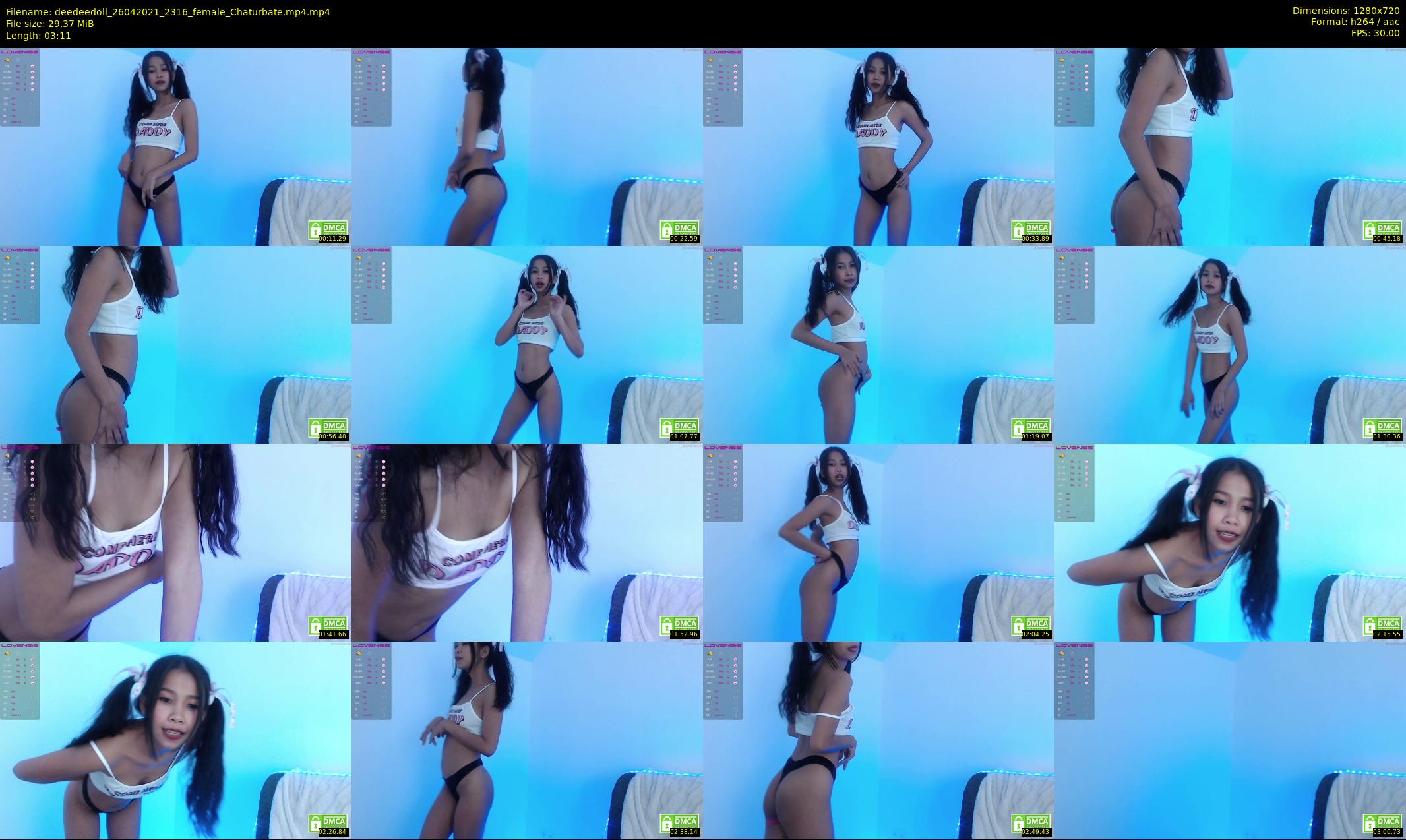 deedeedoll — 4 minute Chaturbate female cam show recording, 720p, Apr 26, 2021