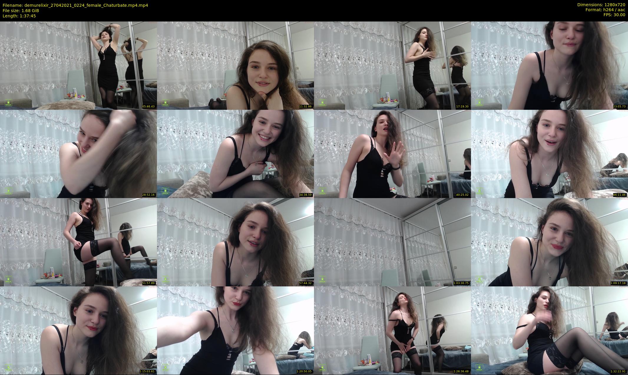 demurelixir — 98 minute Chaturbate female cam show recording, 720p, Apr 27, 2021