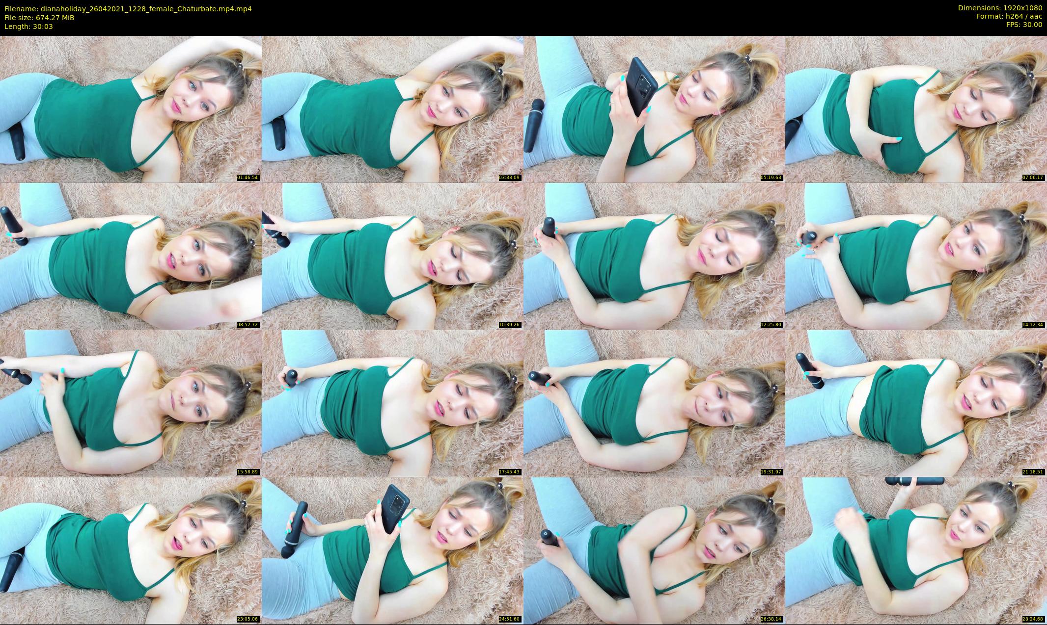dianaholiday — 31 minute Chaturbate female cam show recording, 1080p, Apr 26, 2021