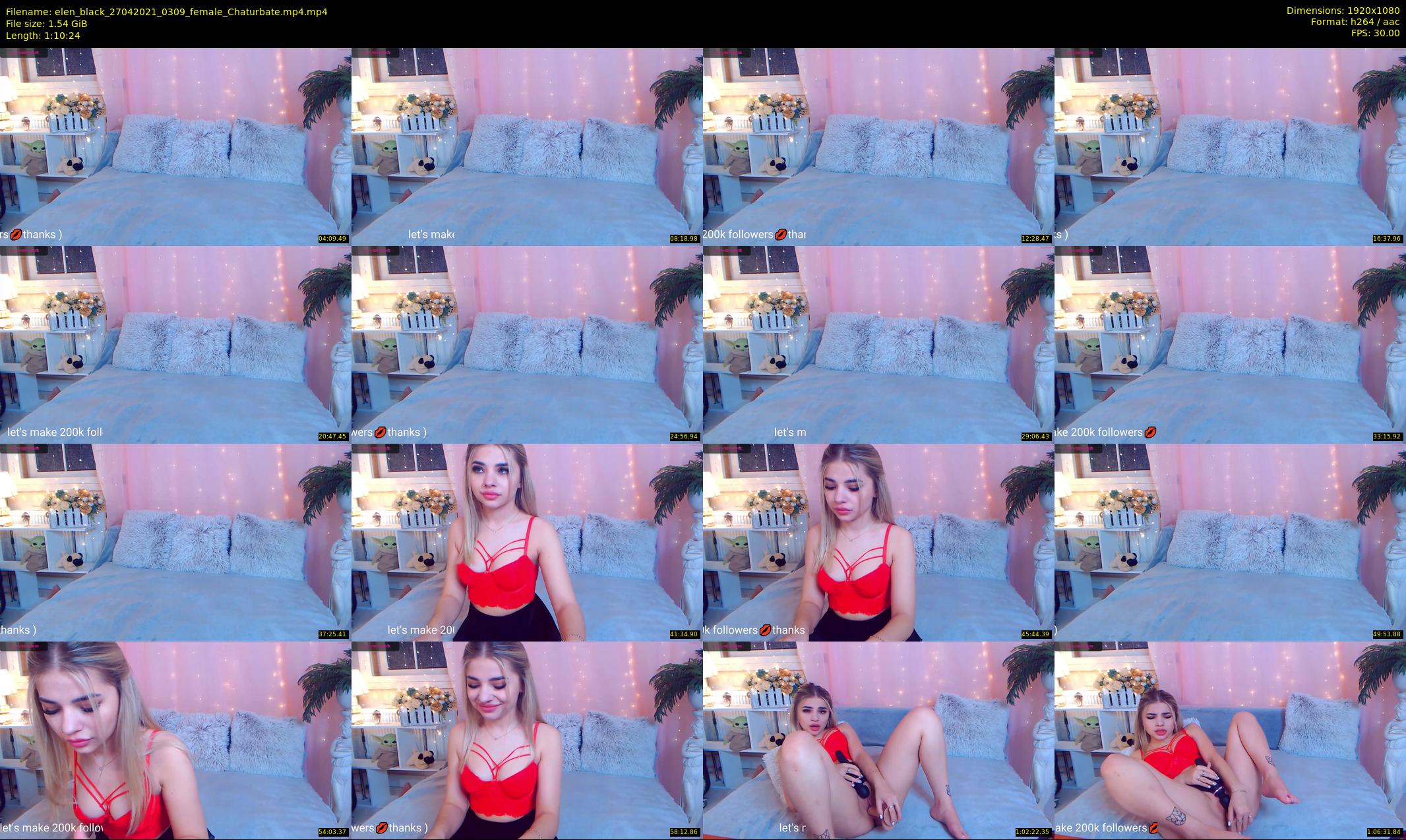 elen_black — 71 minute Chaturbate female cam show recording, 1080p, Apr 27, 2021