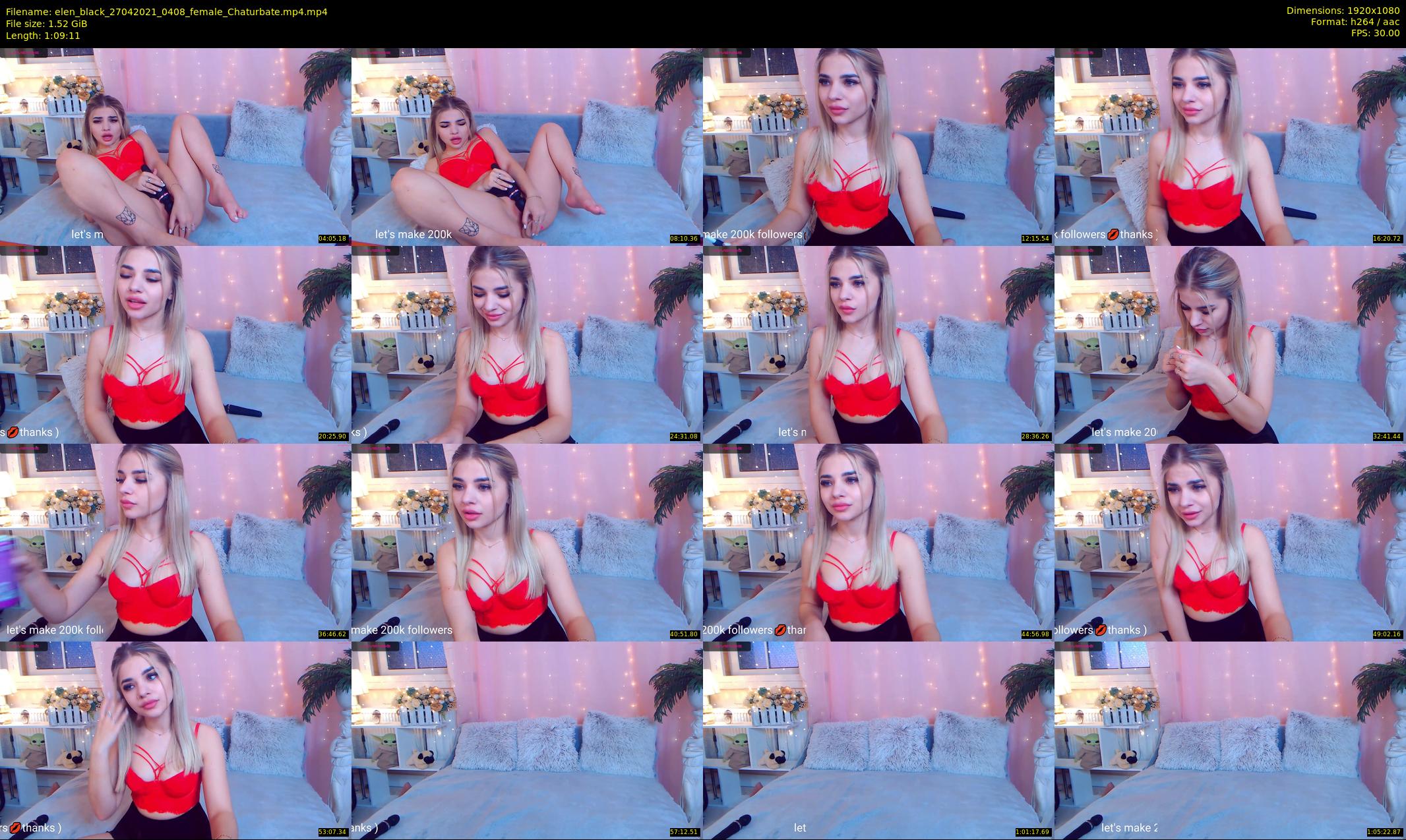 elen_black — 70 minute Chaturbate female cam show recording, 1080p, Apr 27, 2021