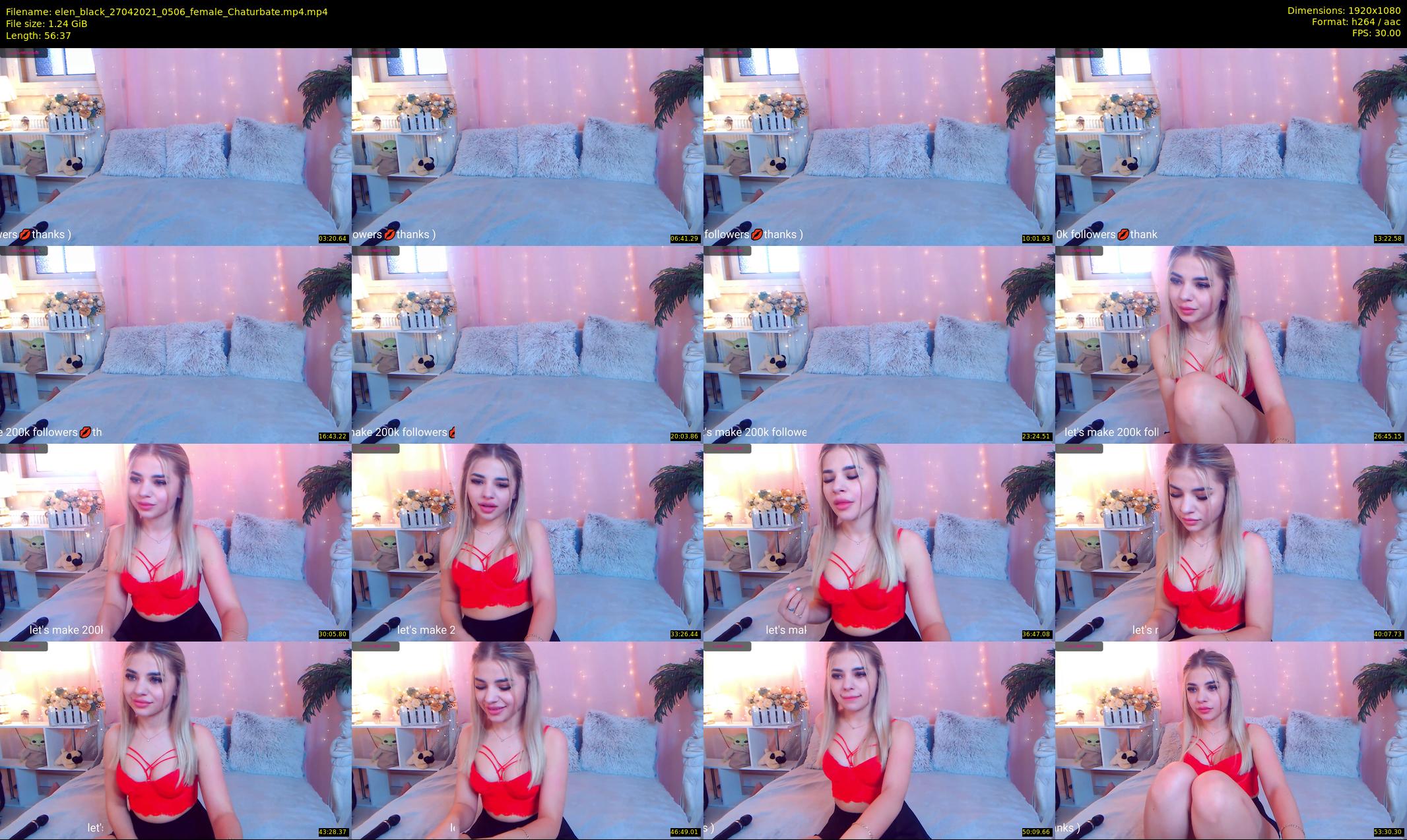 elen_black — 57 minute Chaturbate female cam show recording, 1080p, Apr 27, 2021