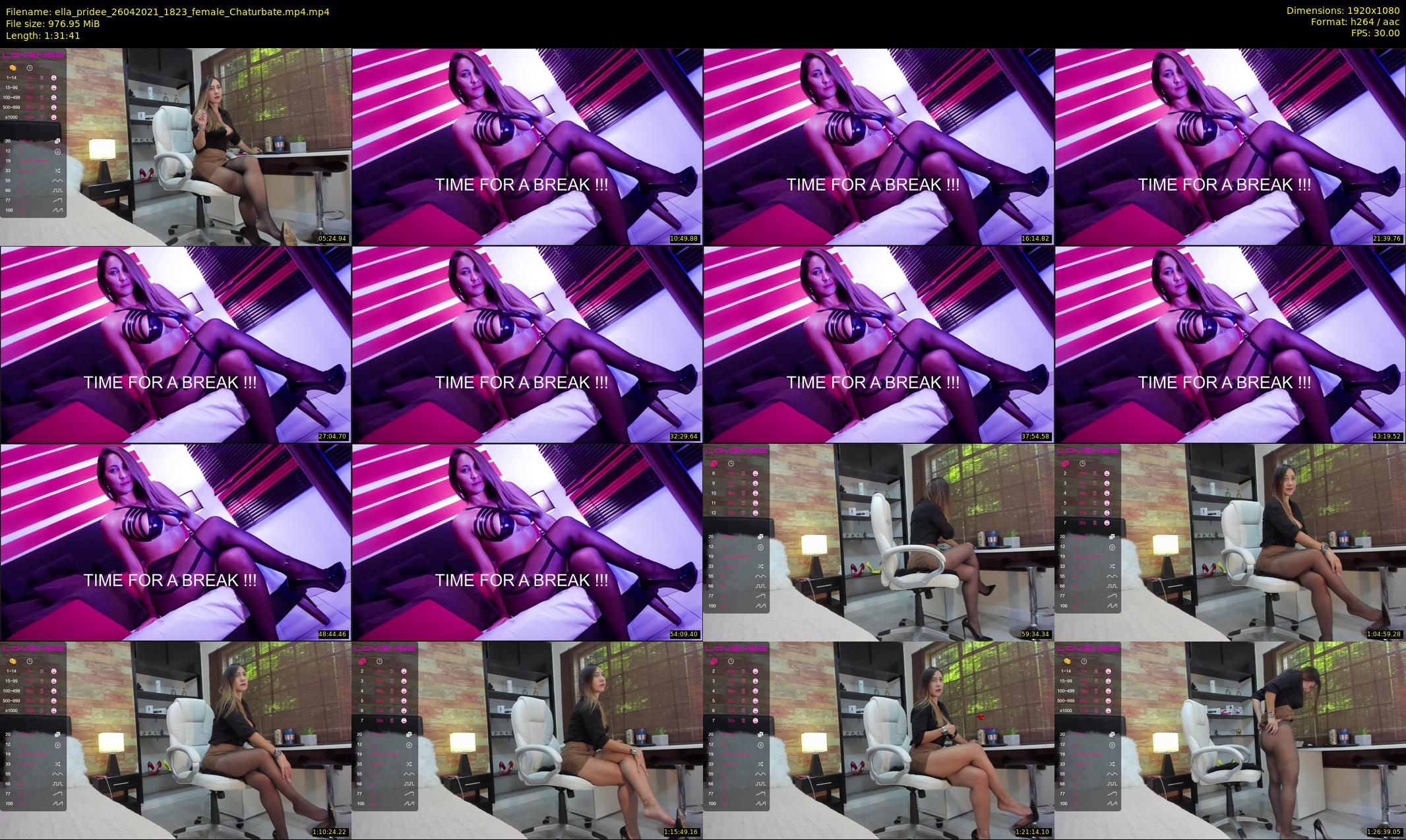 ella_pridee — 92 minute Chaturbate female cam show recording, 1080p, Apr 26, 2021