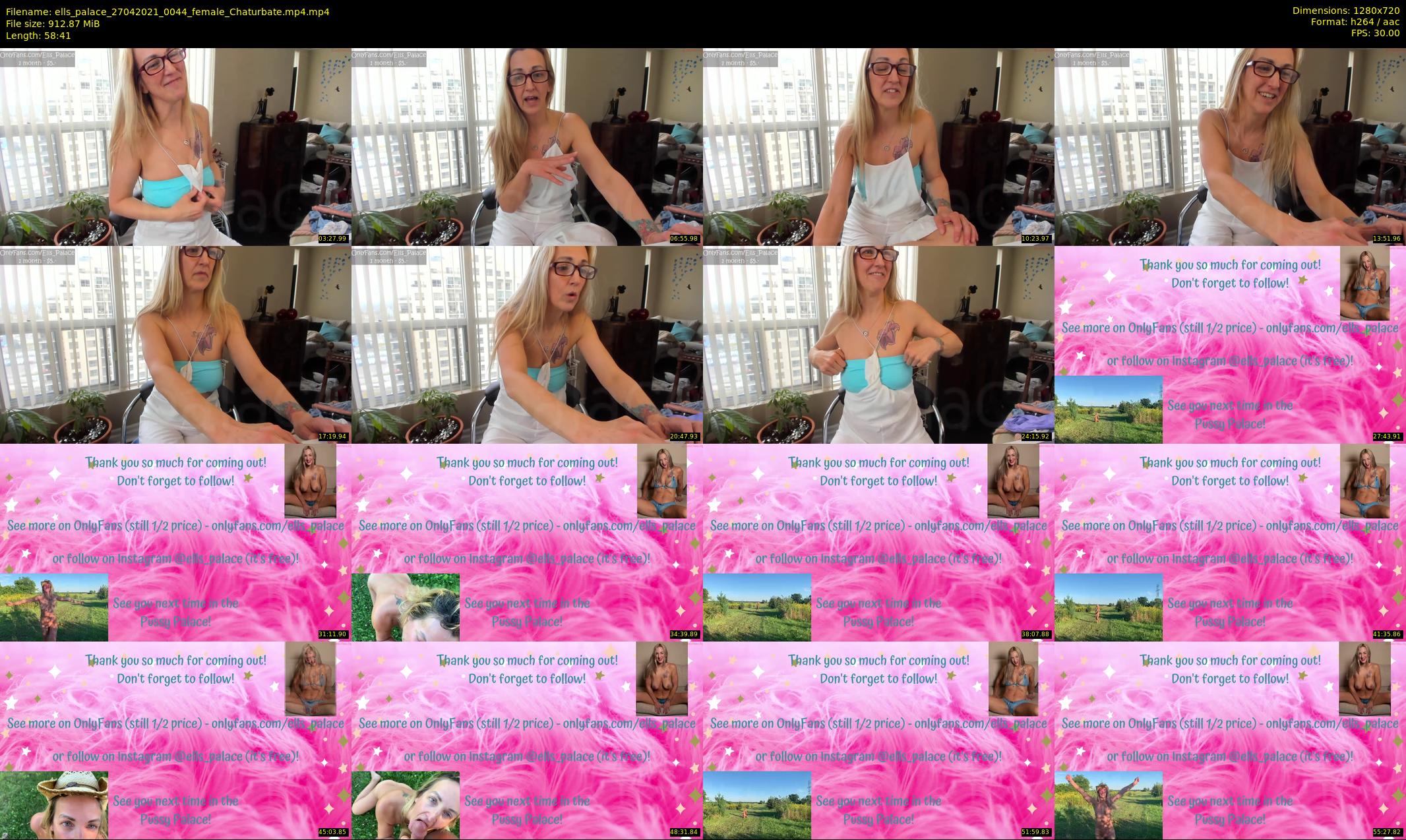 ells_palace — 59 minute Chaturbate female cam show recording, 720p, Apr 27, 2021